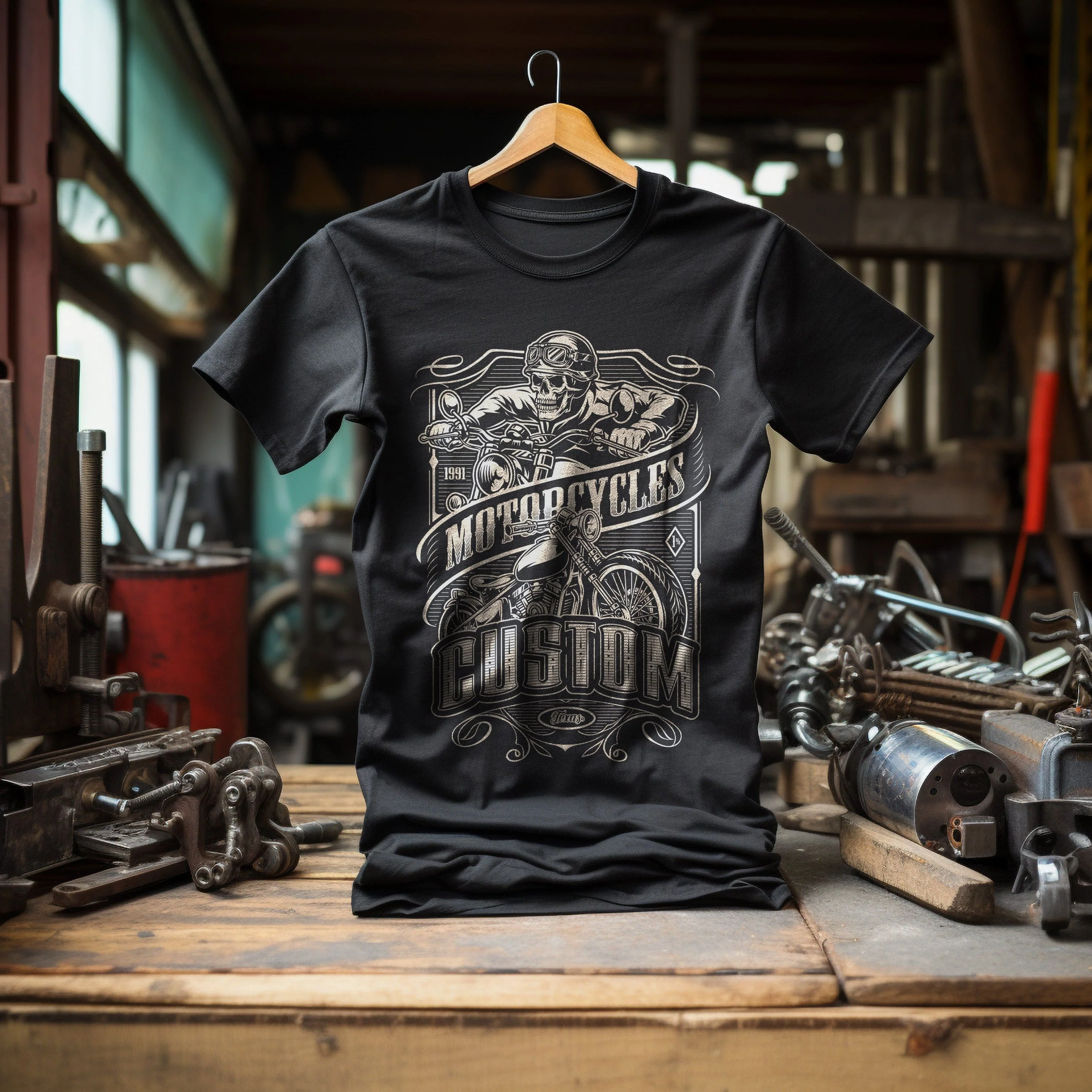 1991 Motorcycle T-Shirt - Image 3