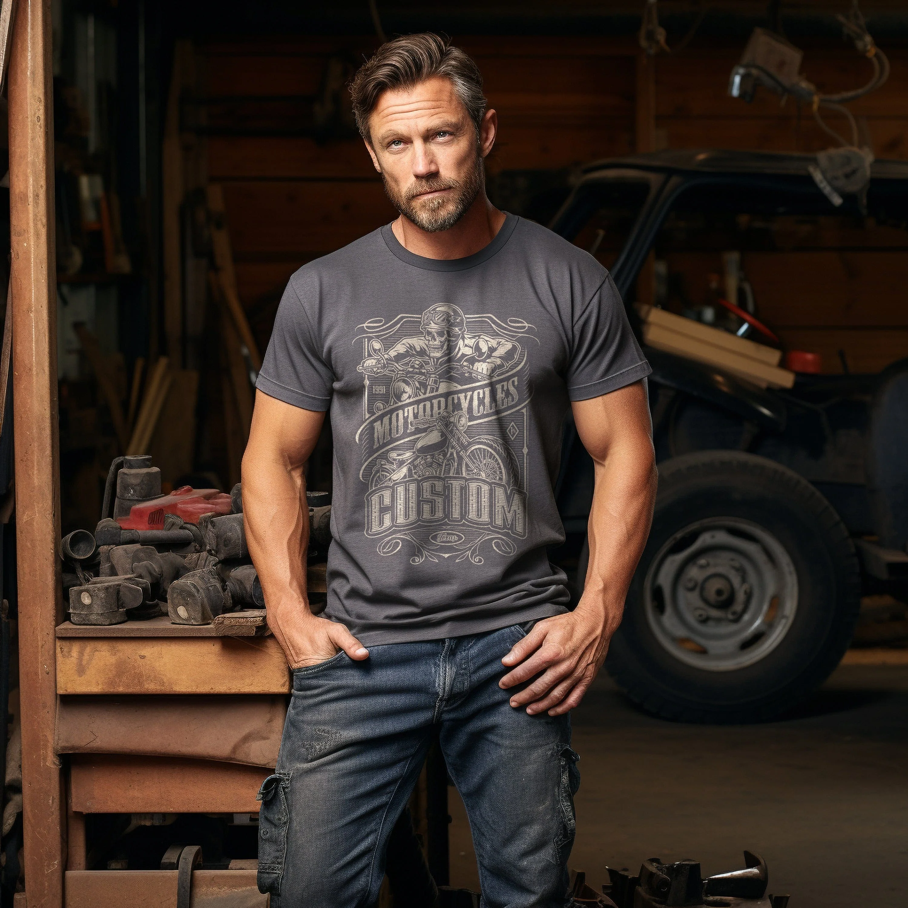 1991 Motorcycle T-Shirt - Image 7