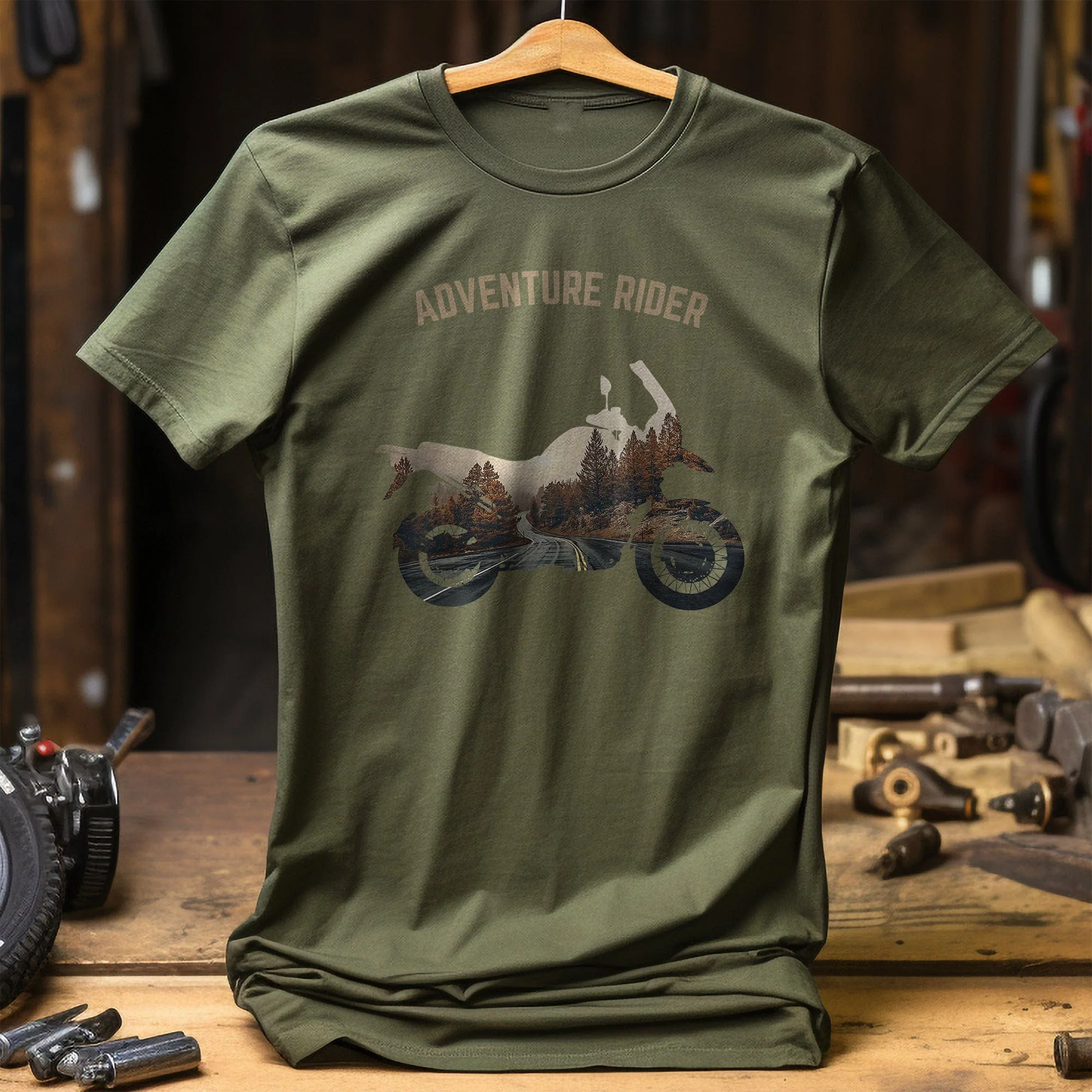 Adventure Motorcycle T-Shirt - Image 8