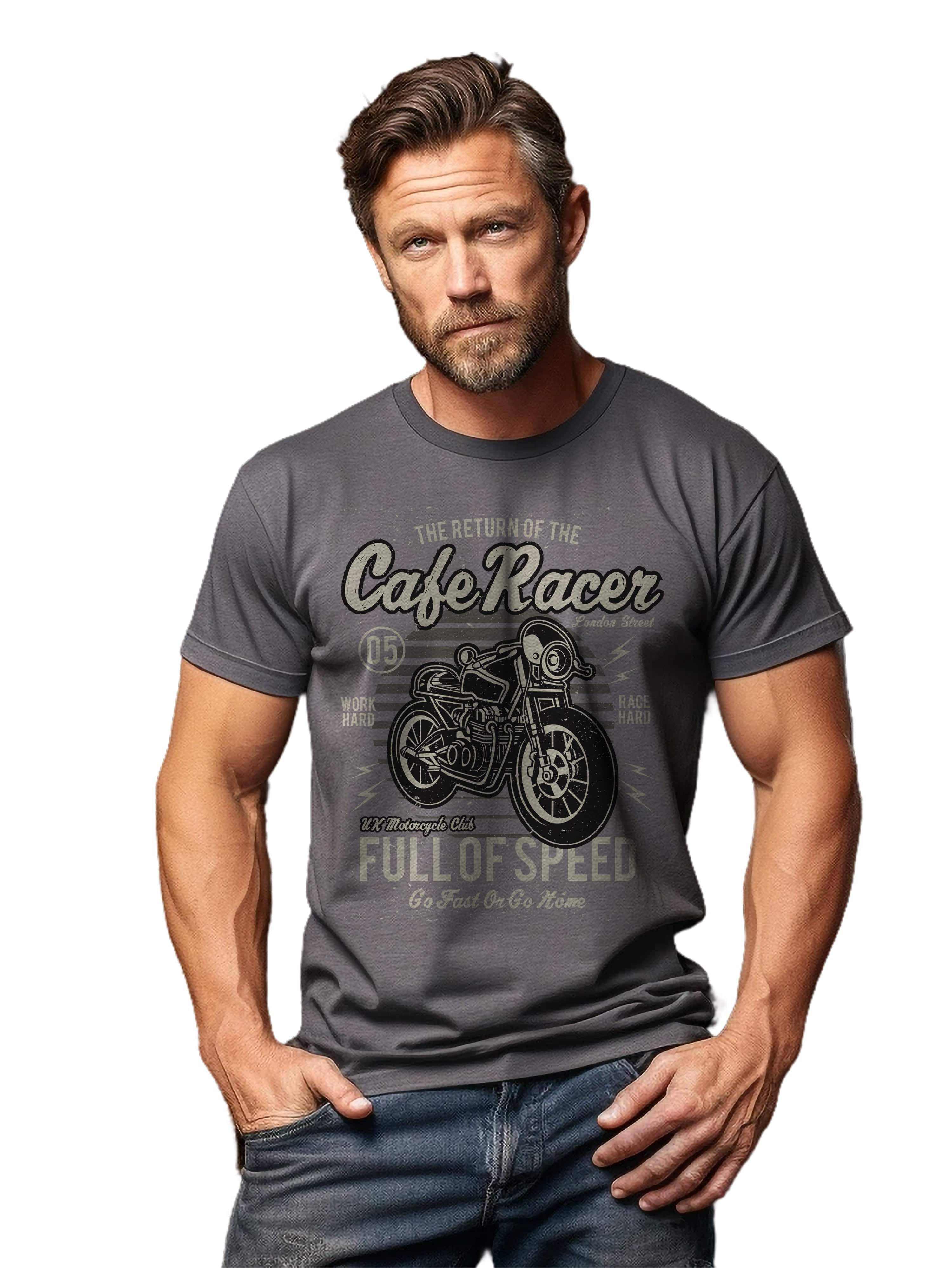 Biker Cafe Racer T-Shirt - Image 6