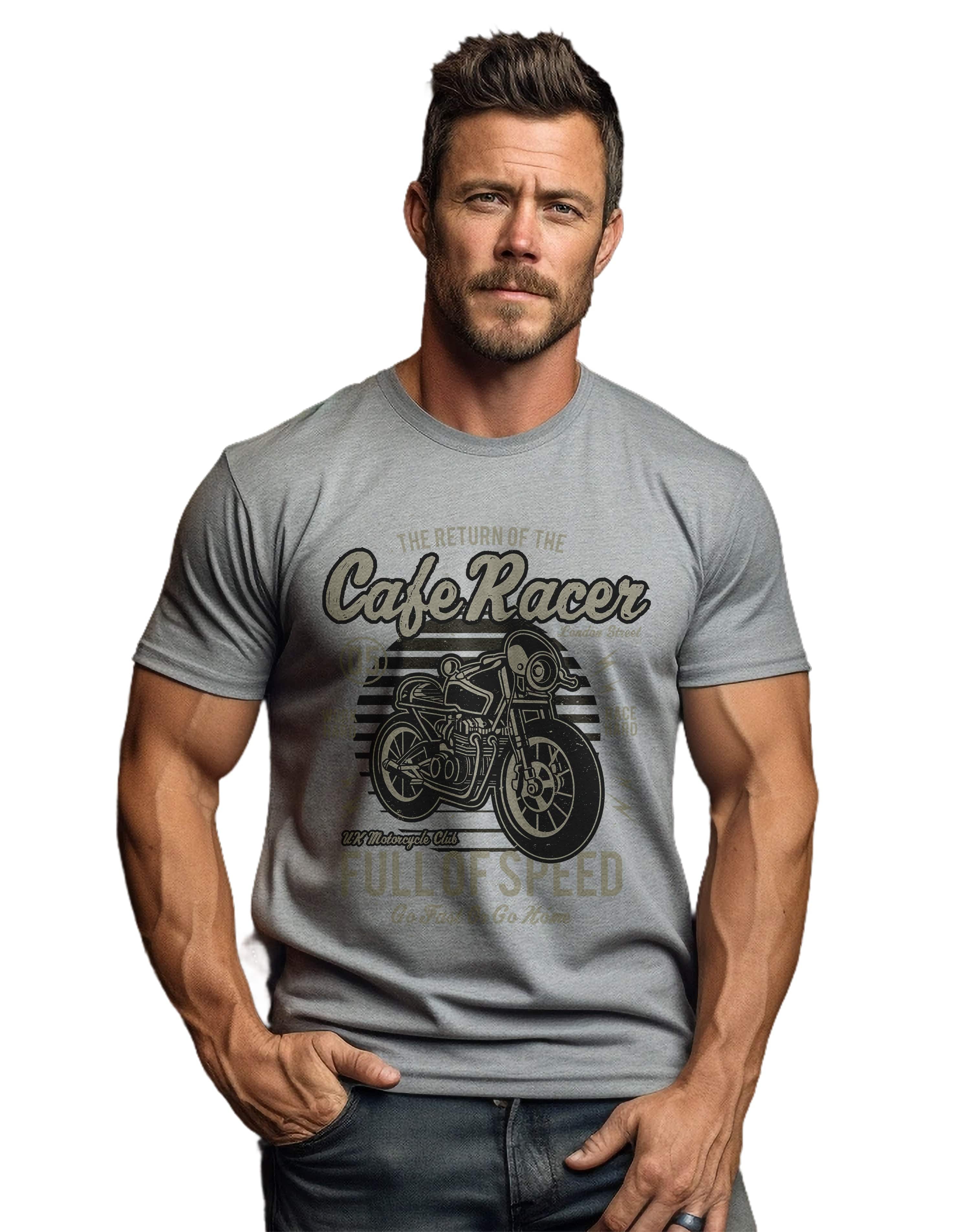 Biker Cafe Racer T-Shirt - Image 9