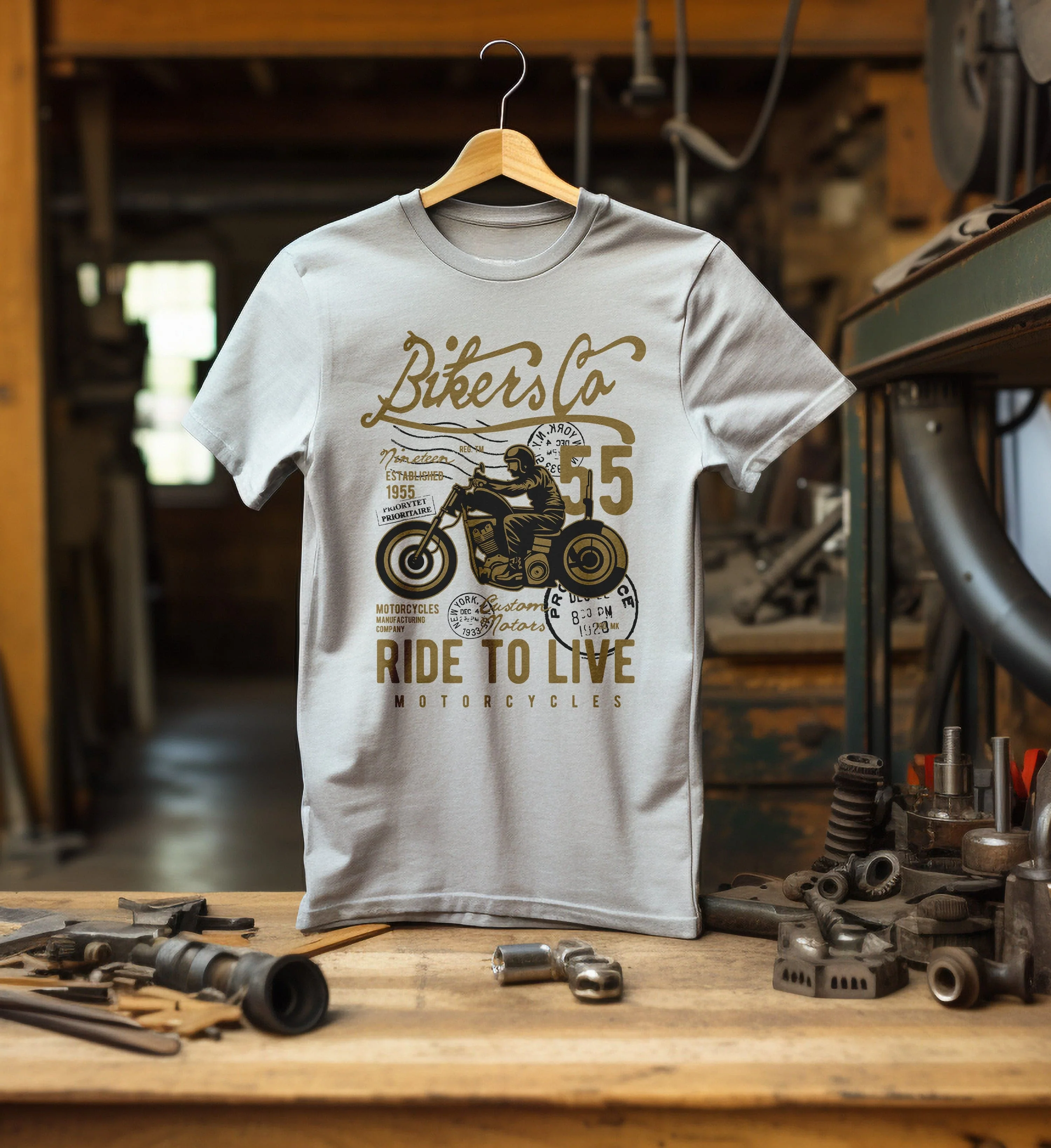 BIKER CO Ride 55 T-Shirt - Image 10