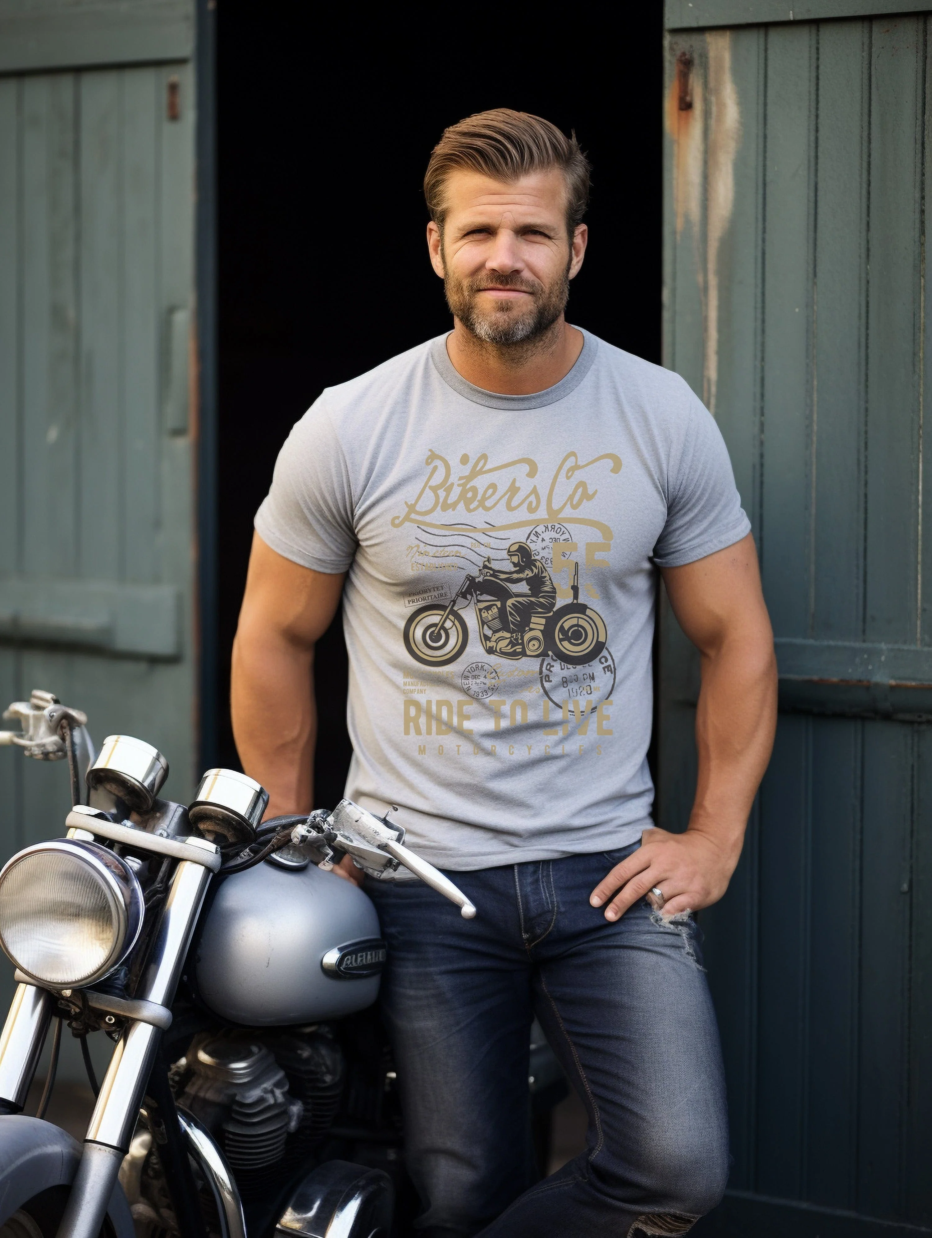 BIKER CO Ride 55 T-Shirt - Image 12
