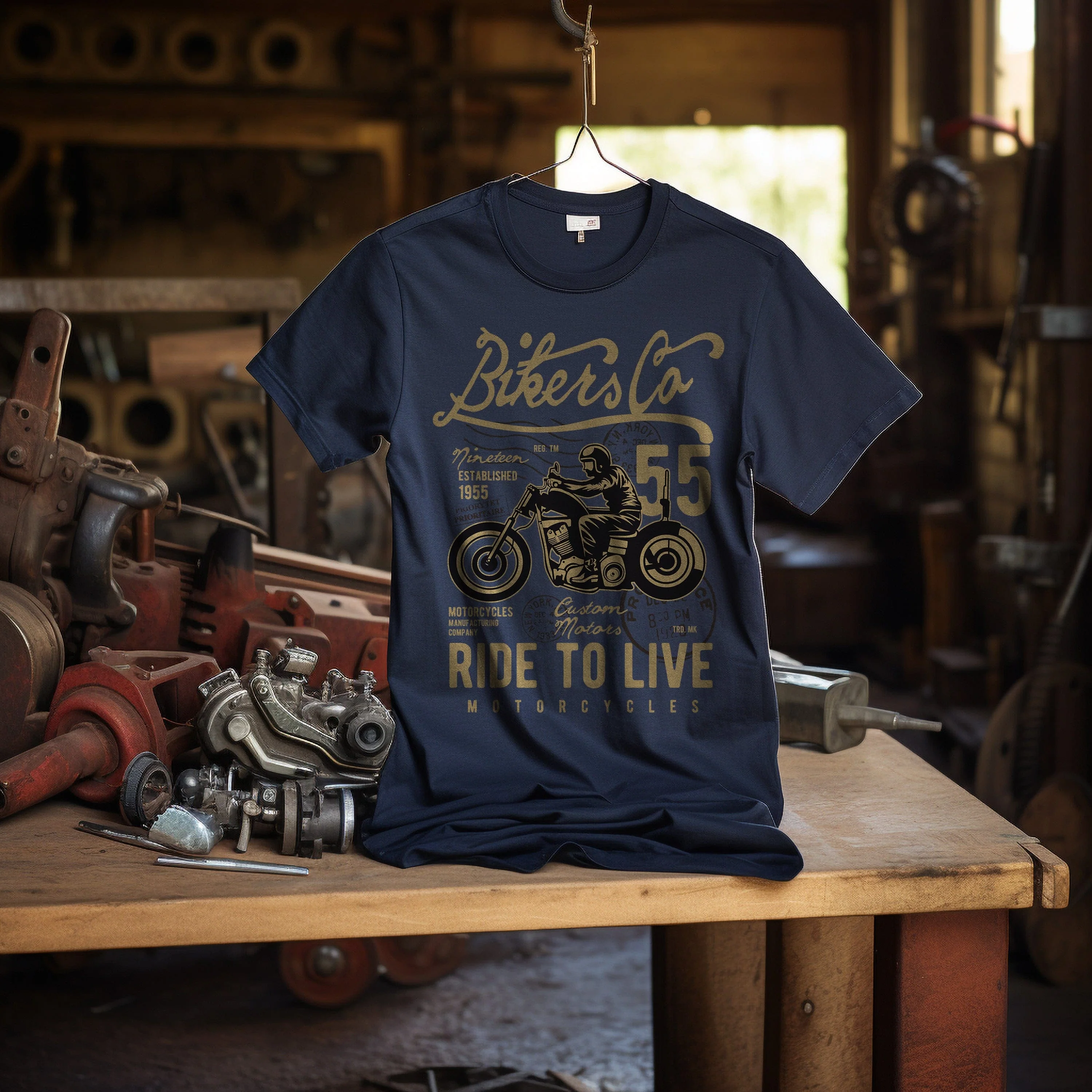 BIKER CO Ride 55 T-Shirt - Image 14