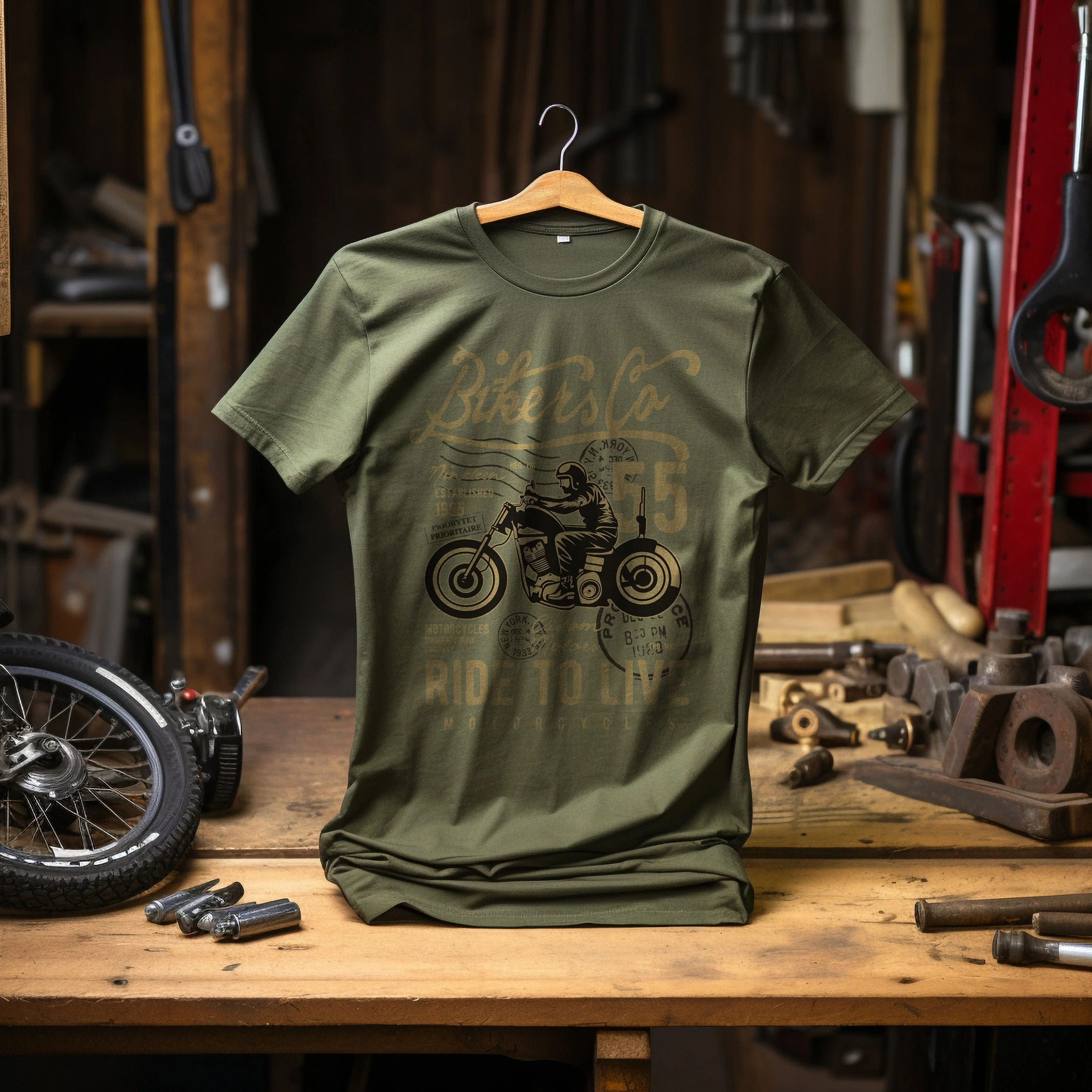 BIKER CO Ride 55 T-Shirt - Image 18