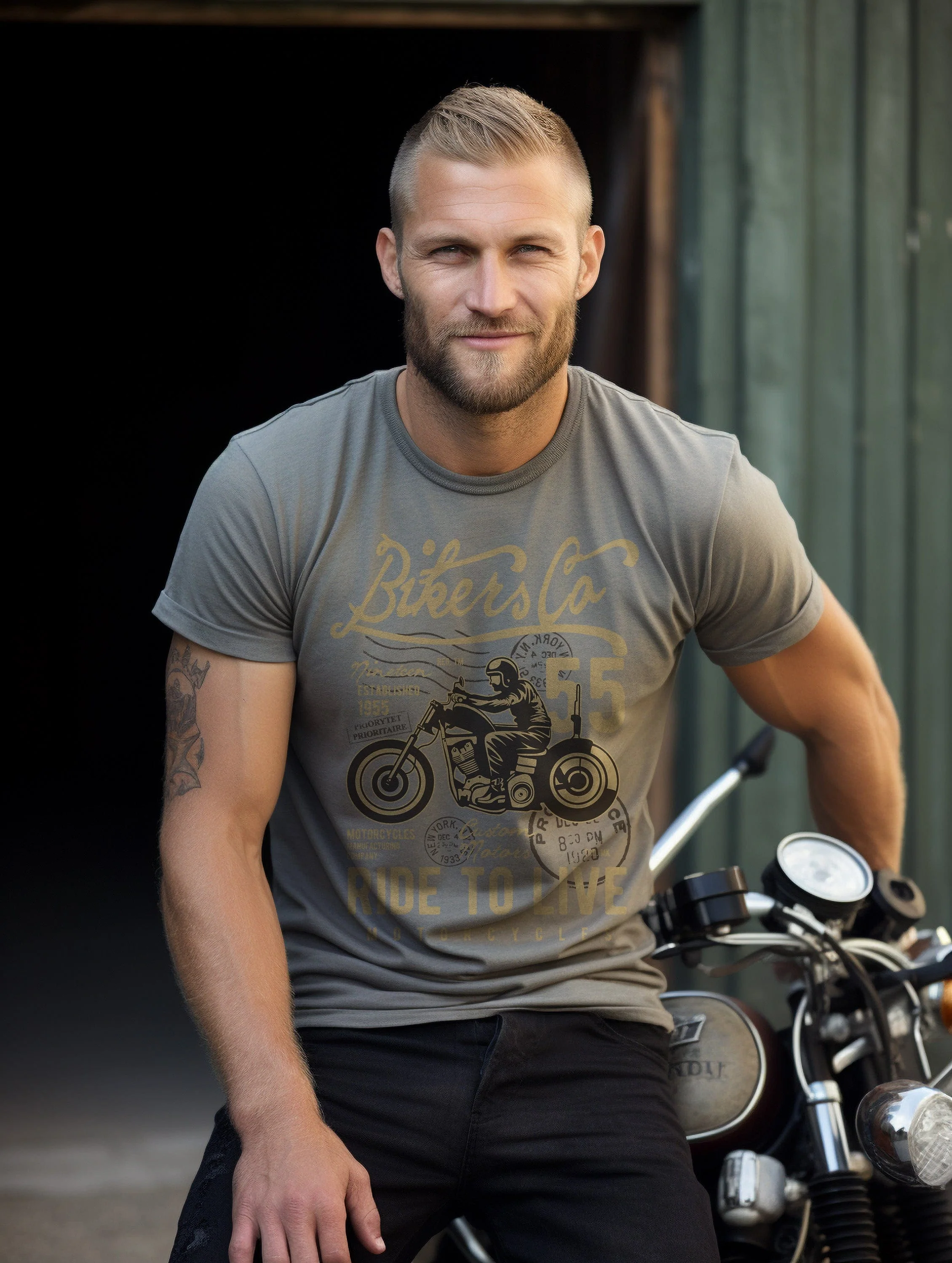 BIKER CO Ride 55 T-Shirt - Image 20