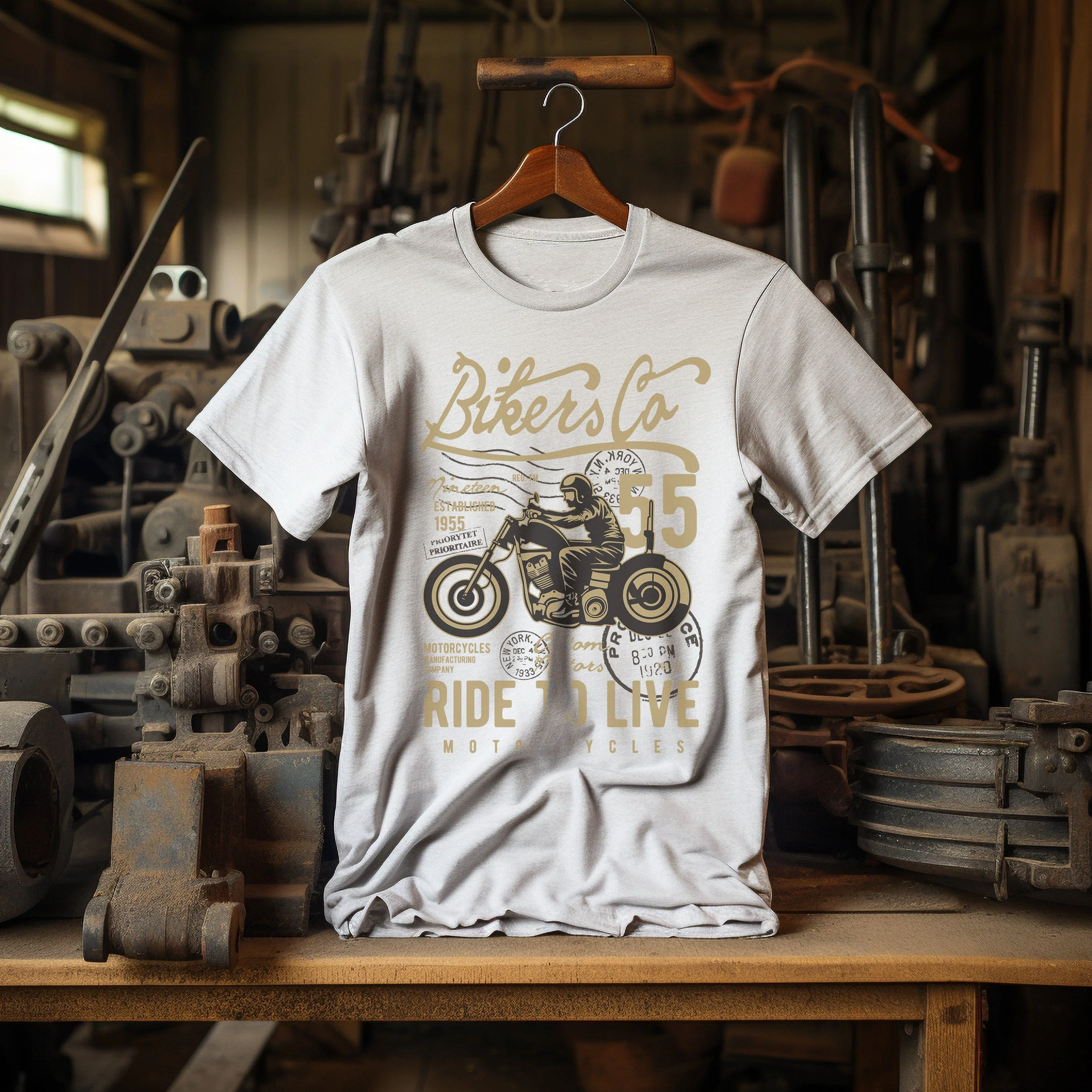 BIKER CO Ride 55 T-Shirt - Image 22