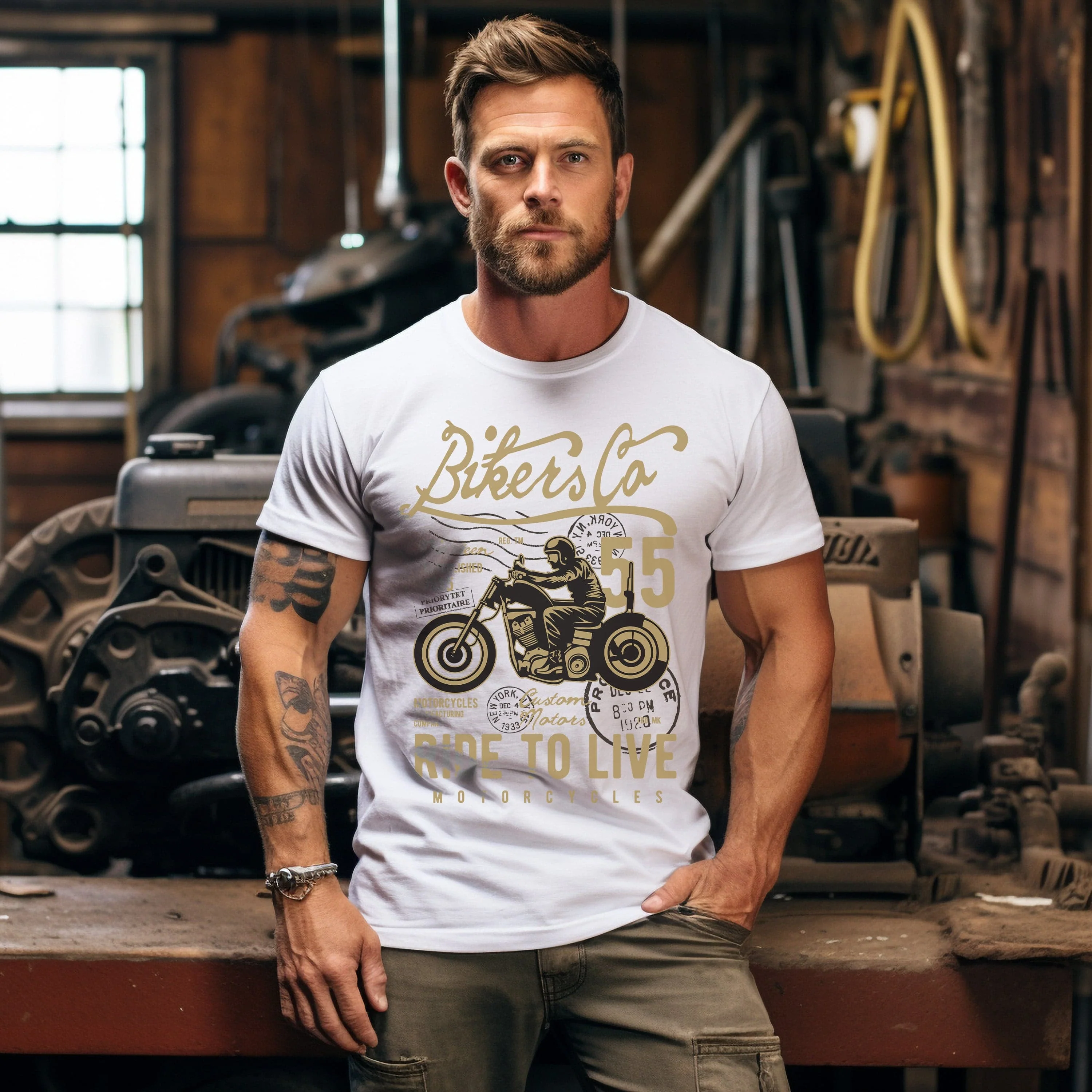 BIKER CO Ride 55 T-Shirt - Image 23