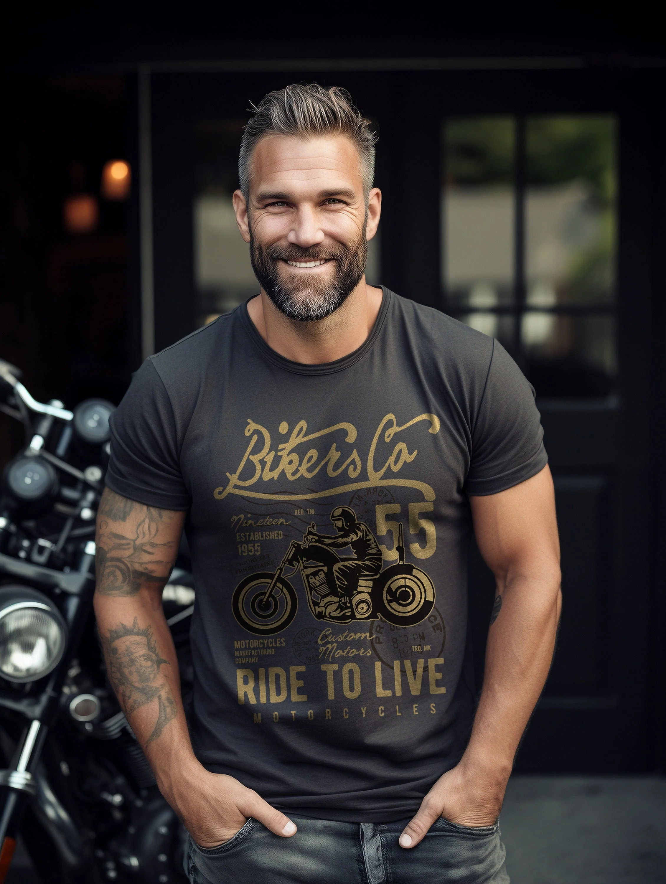 BIKER CO Ride 55 T-Shirt - Image 8