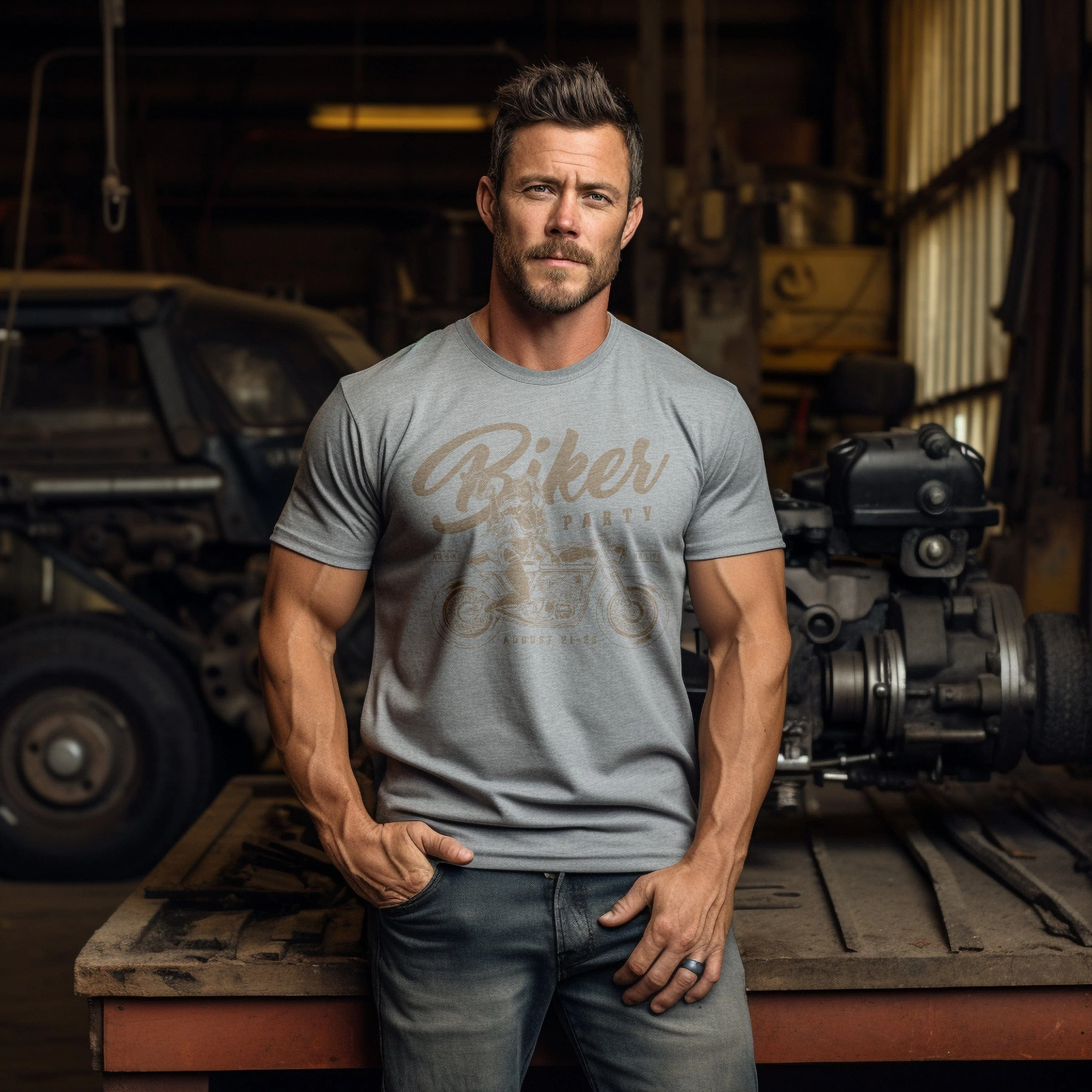 Biker Party T-Shirt - Image 11