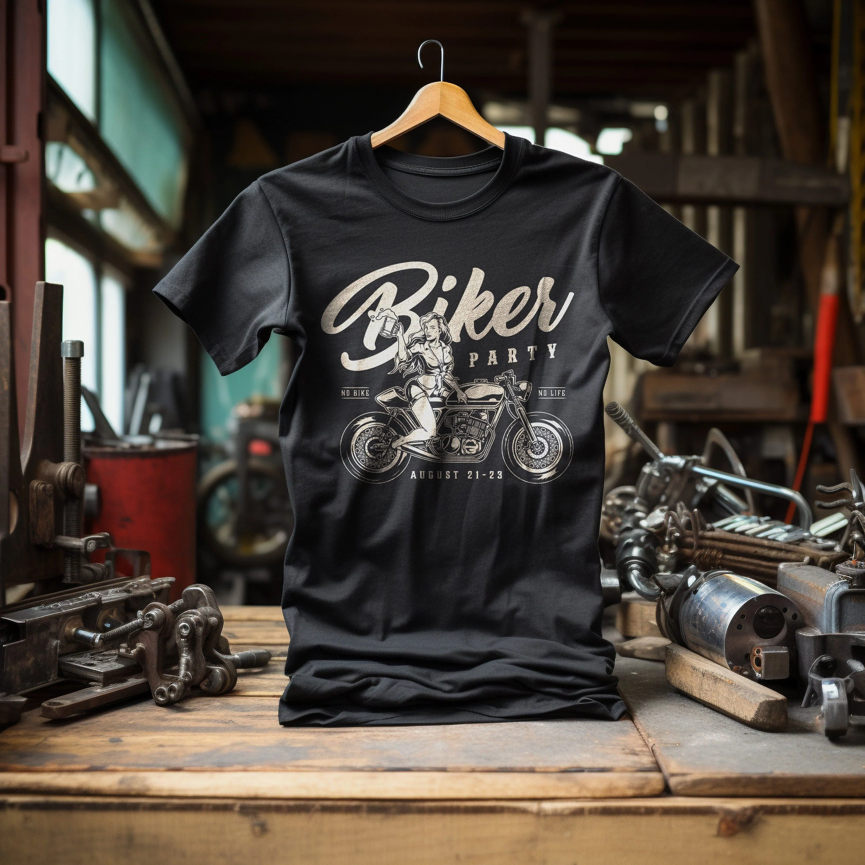 Biker Party T-Shirt - Image 4