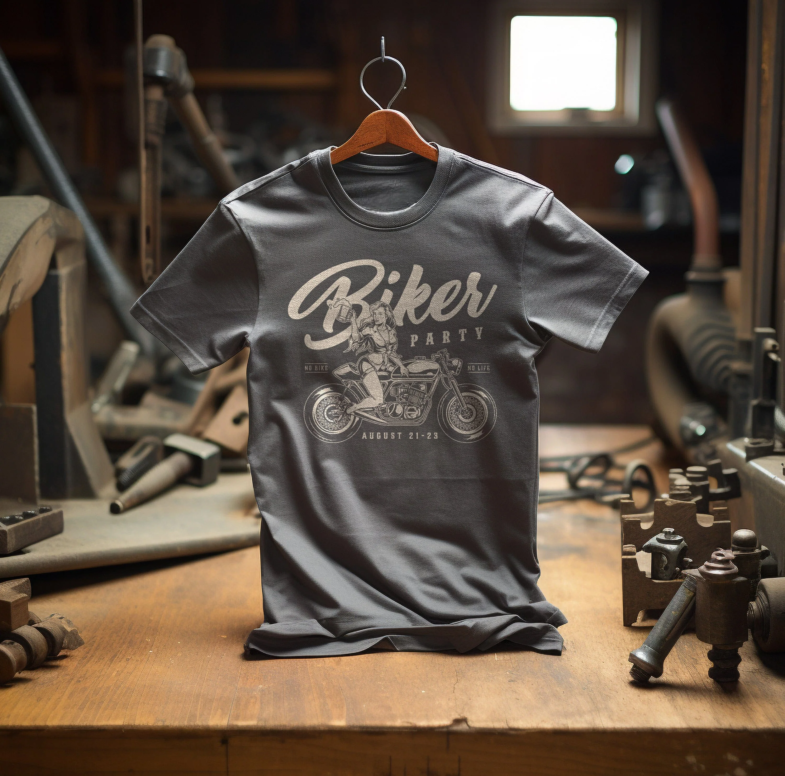 Biker Party T-Shirt - Image 7