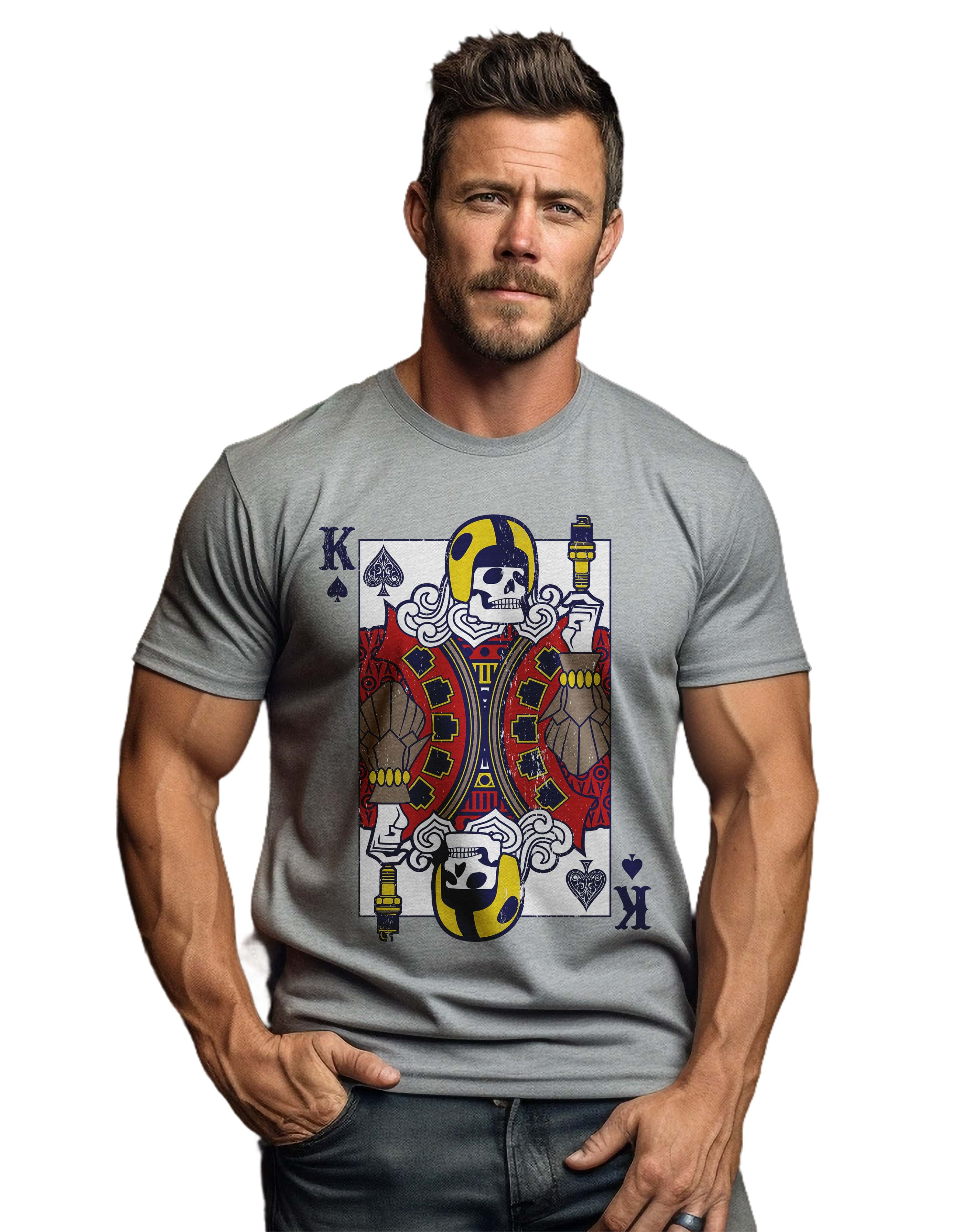 Biker Playing T-Shirt - Image 10