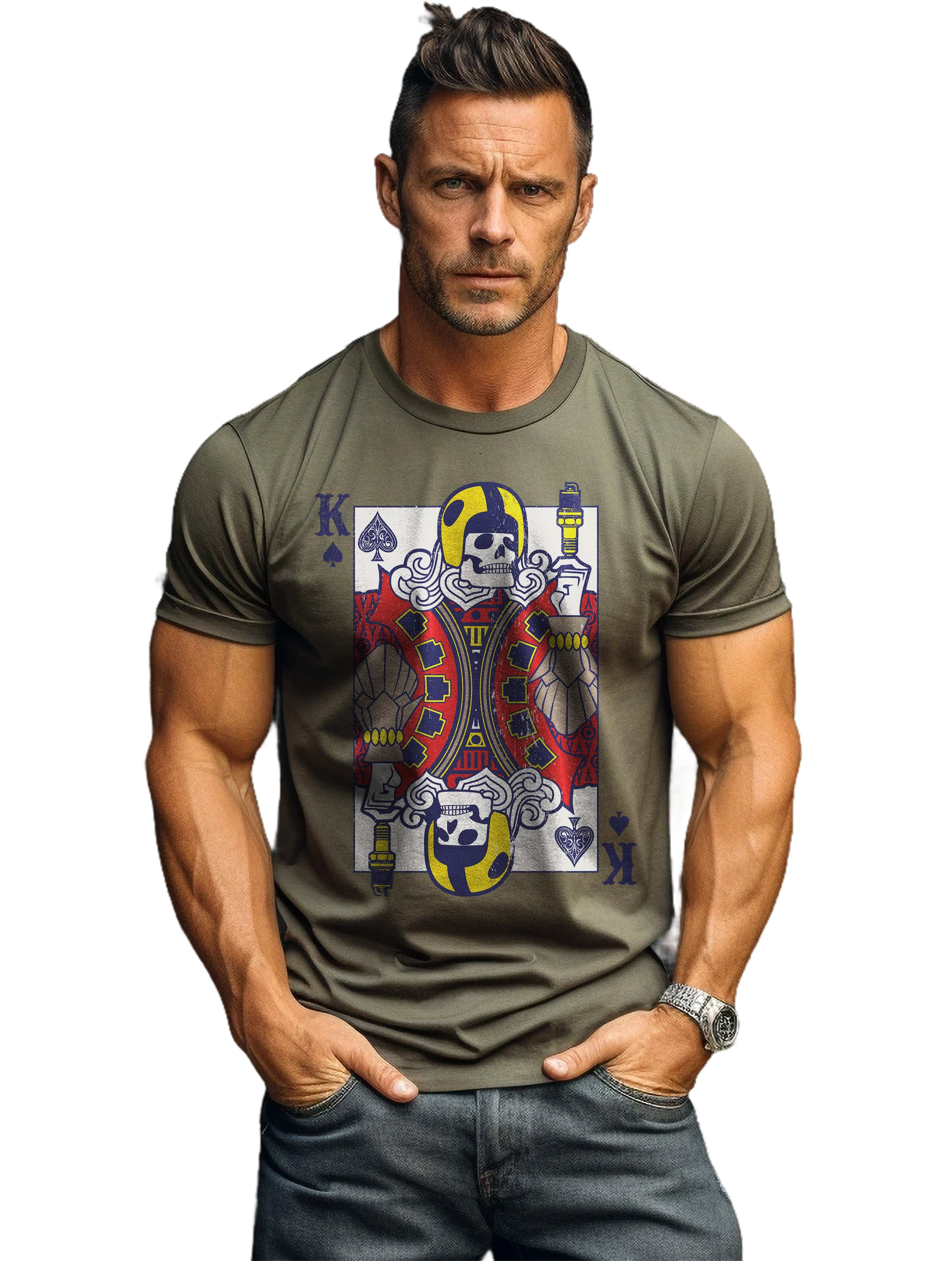 Biker Playing T-Shirt - Image 18