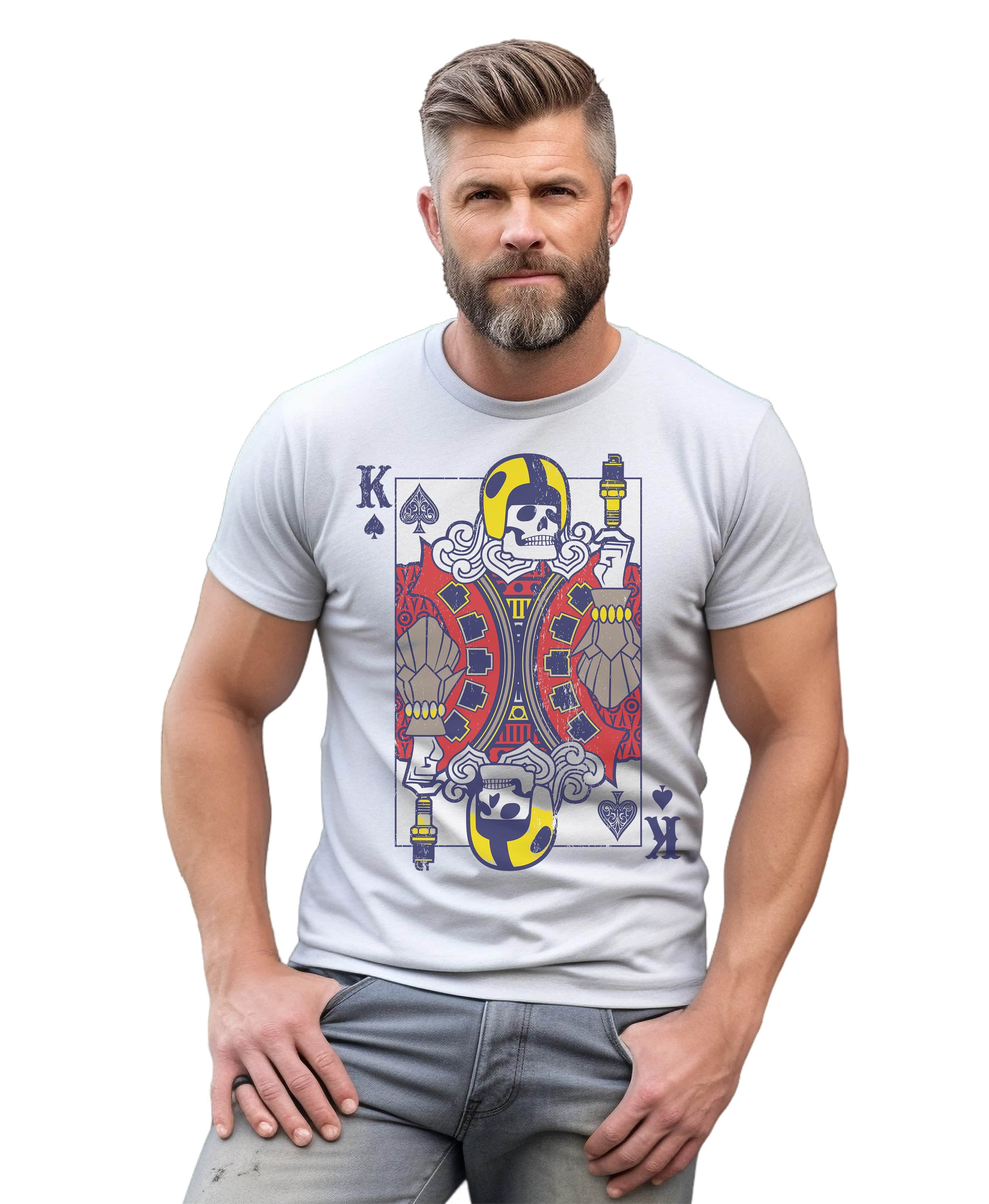 Biker Playing T-Shirt - Image 22