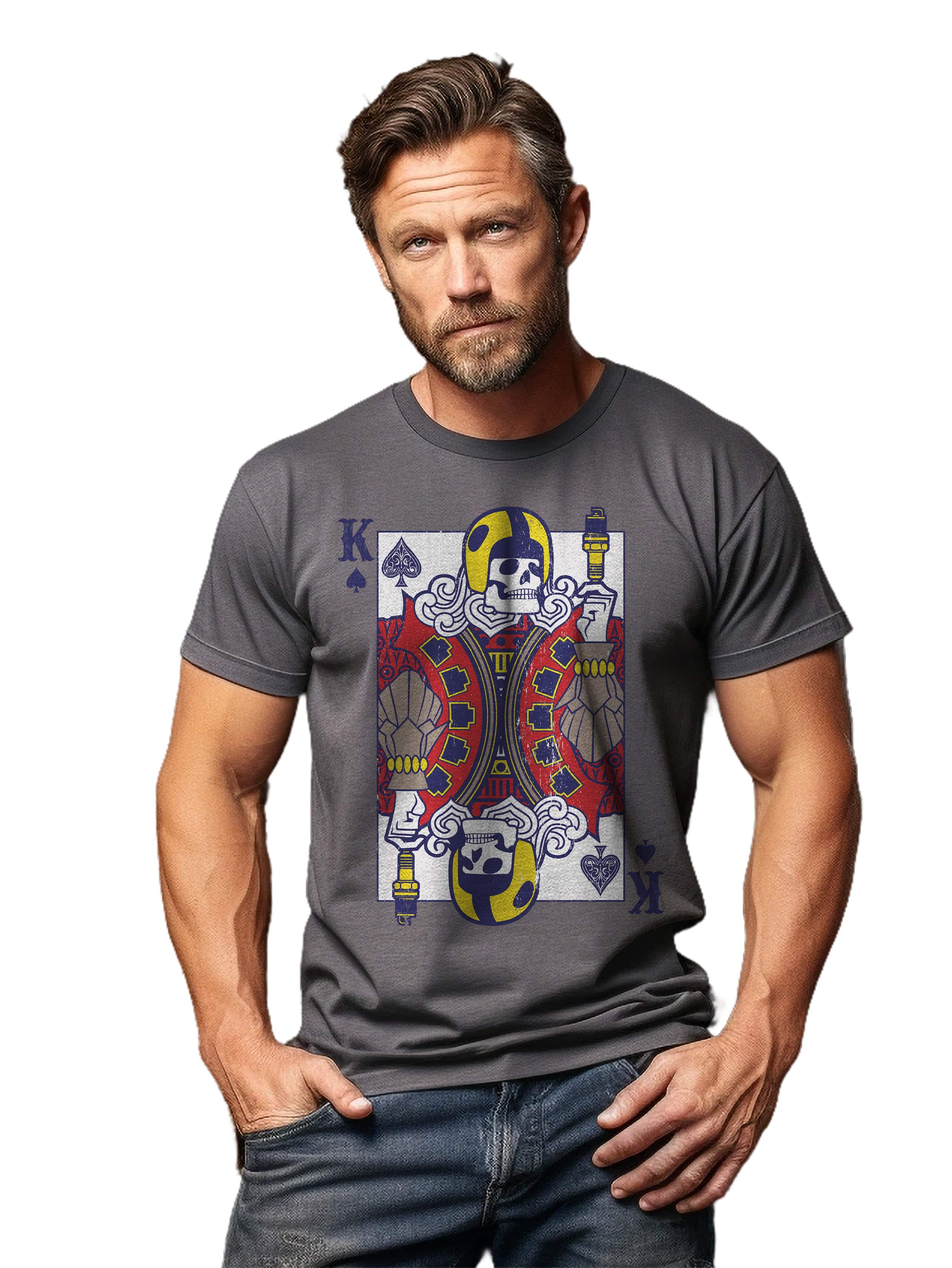 Biker Playing T-Shirt - Image 6
