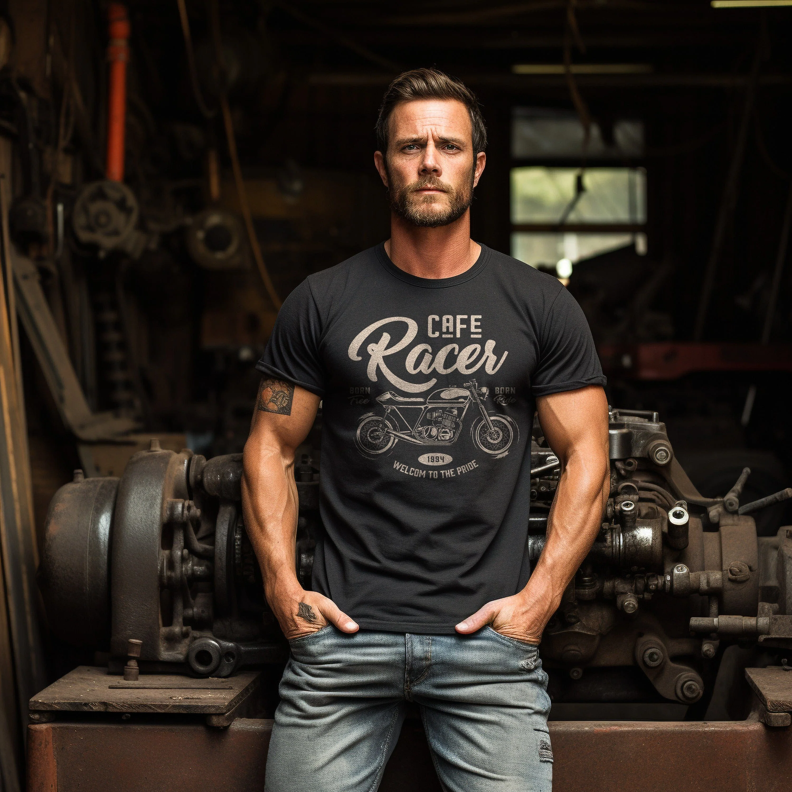 Biker Wel Pride T-Shirt - Image 4