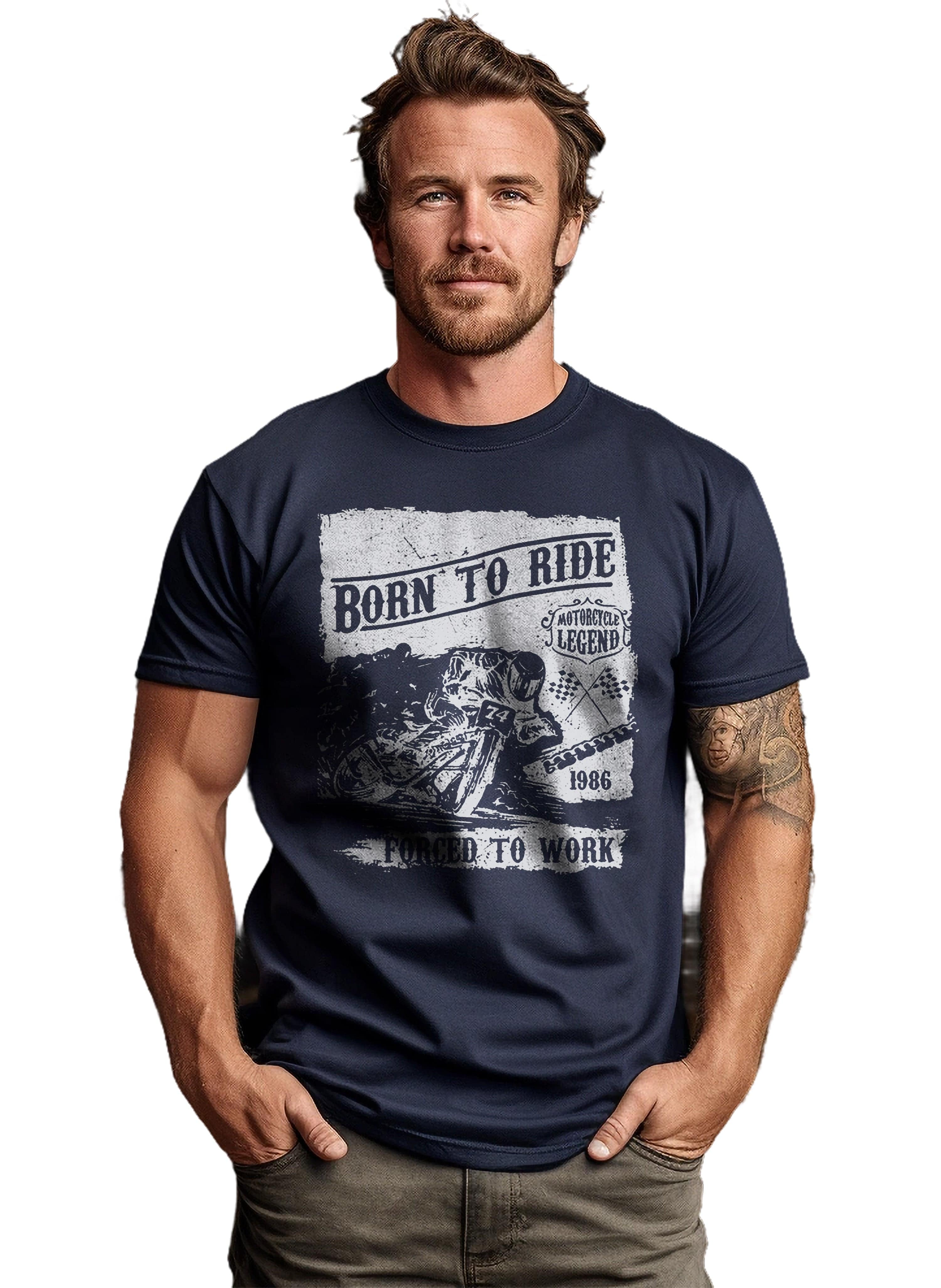 Bikers Born to T-Shirt - Image 13