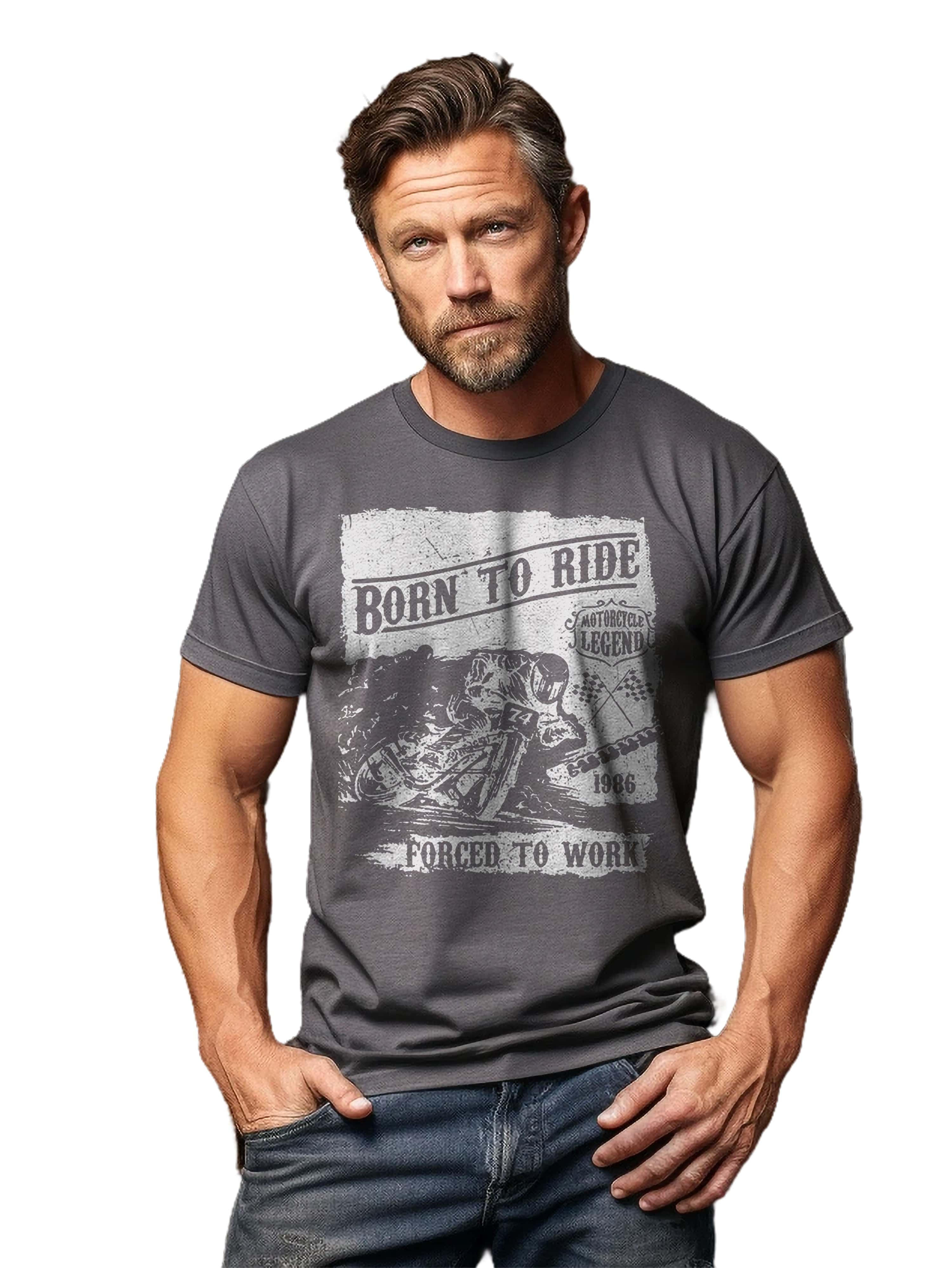 Bikers Born to T-Shirt - Image 5