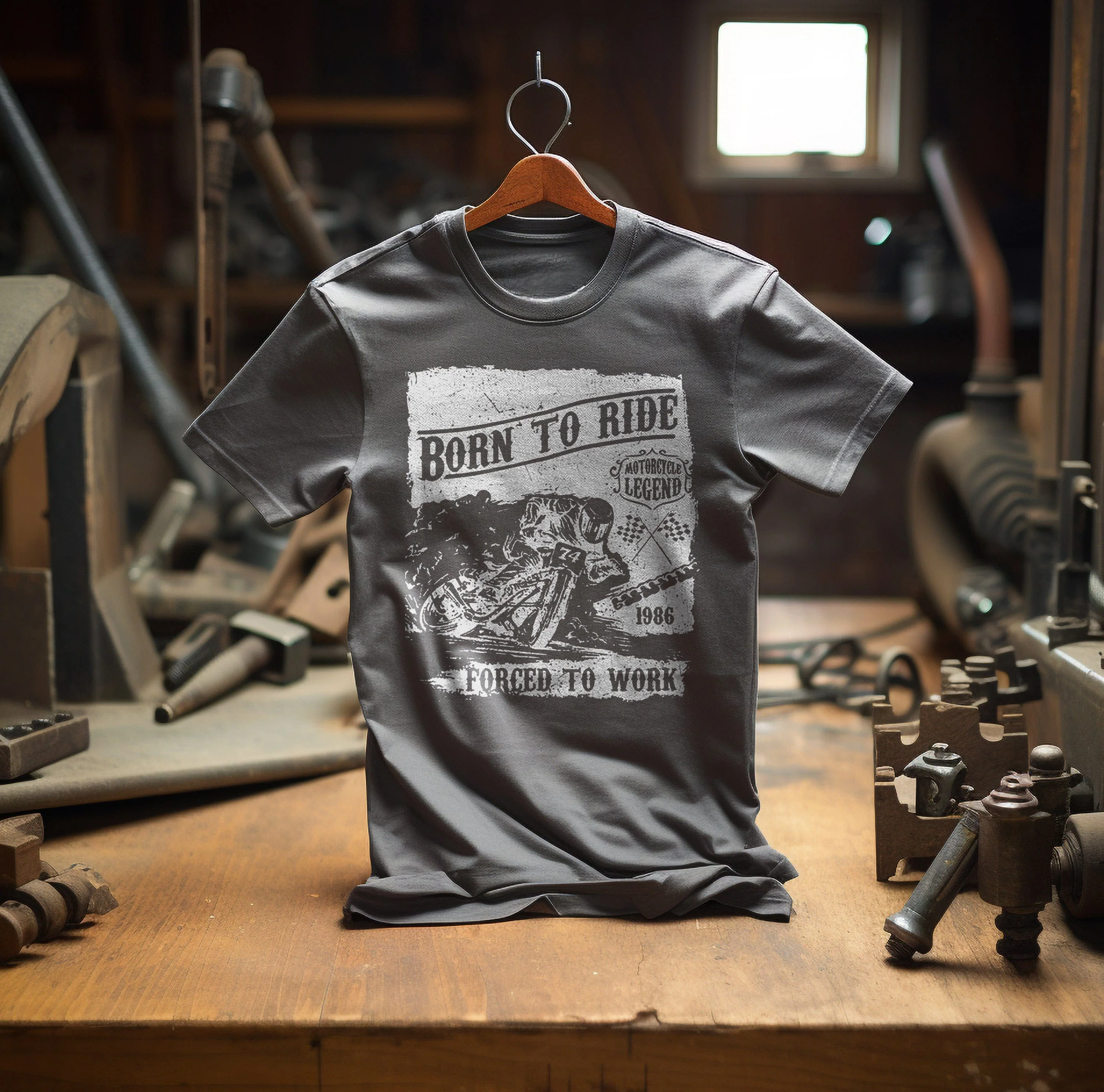 Bikers Born to T-Shirt - Image 6