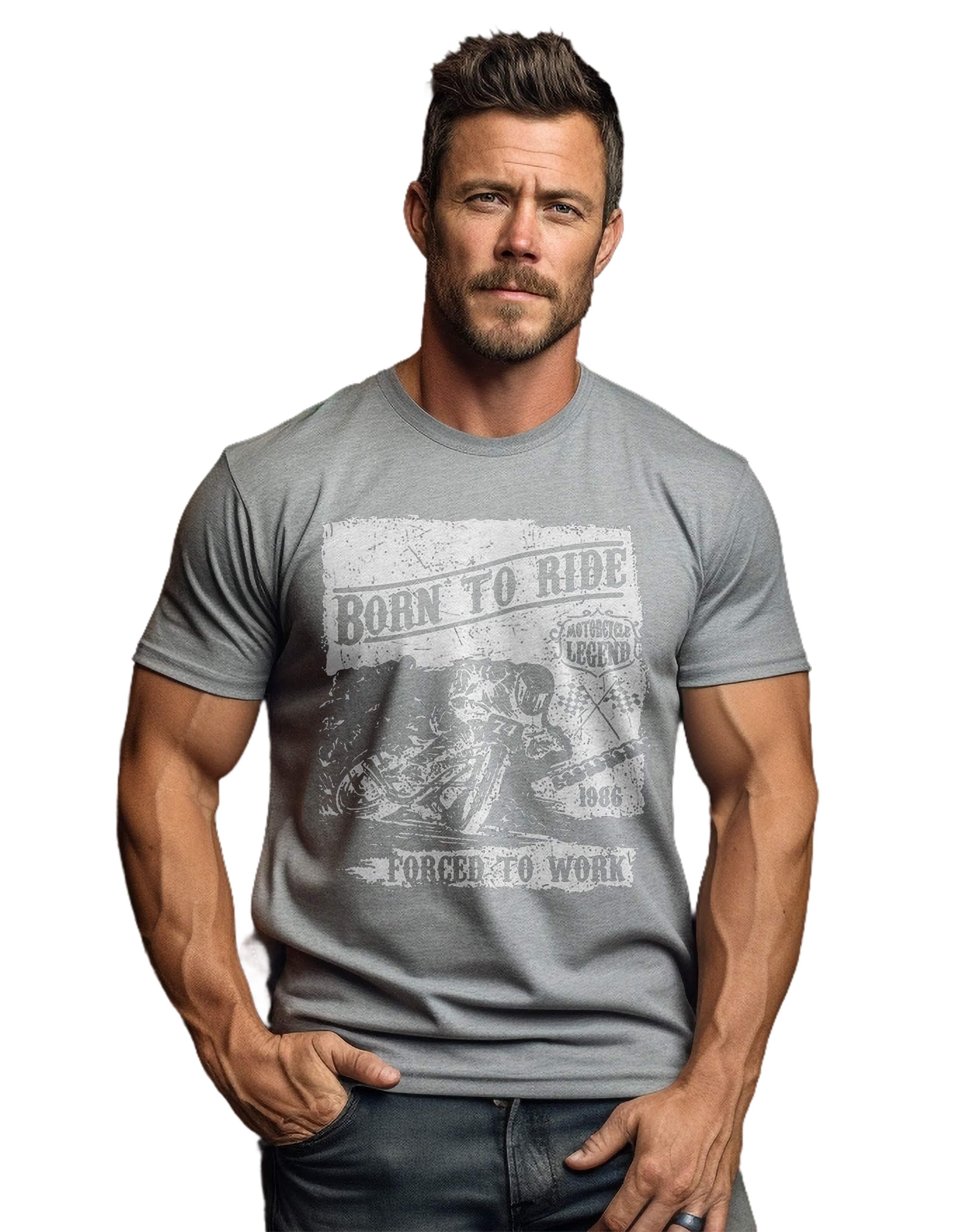 Bikers Born to T-Shirt - Image 9