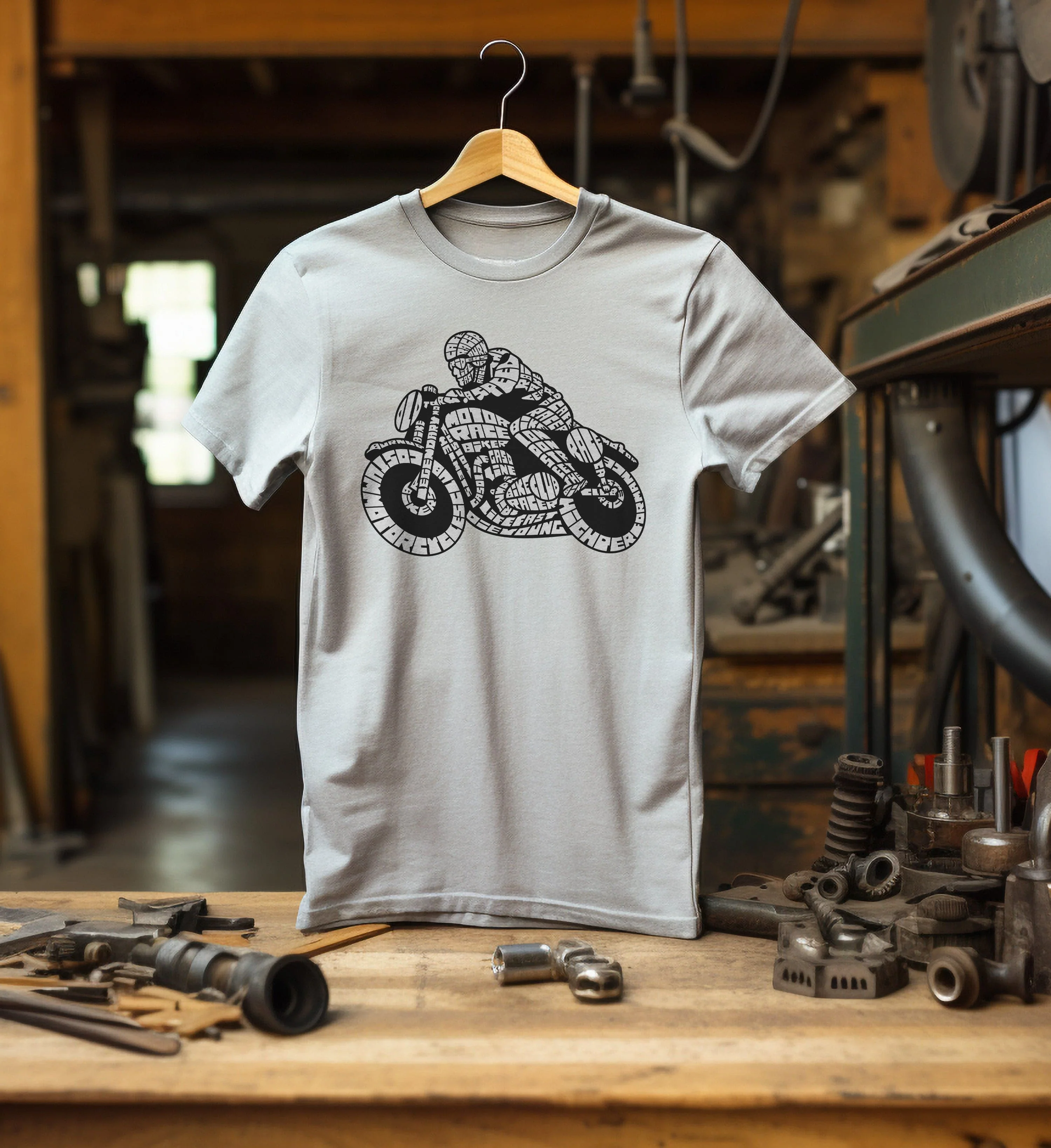 Bikers Cafe Racer T-Shirt - Image 10