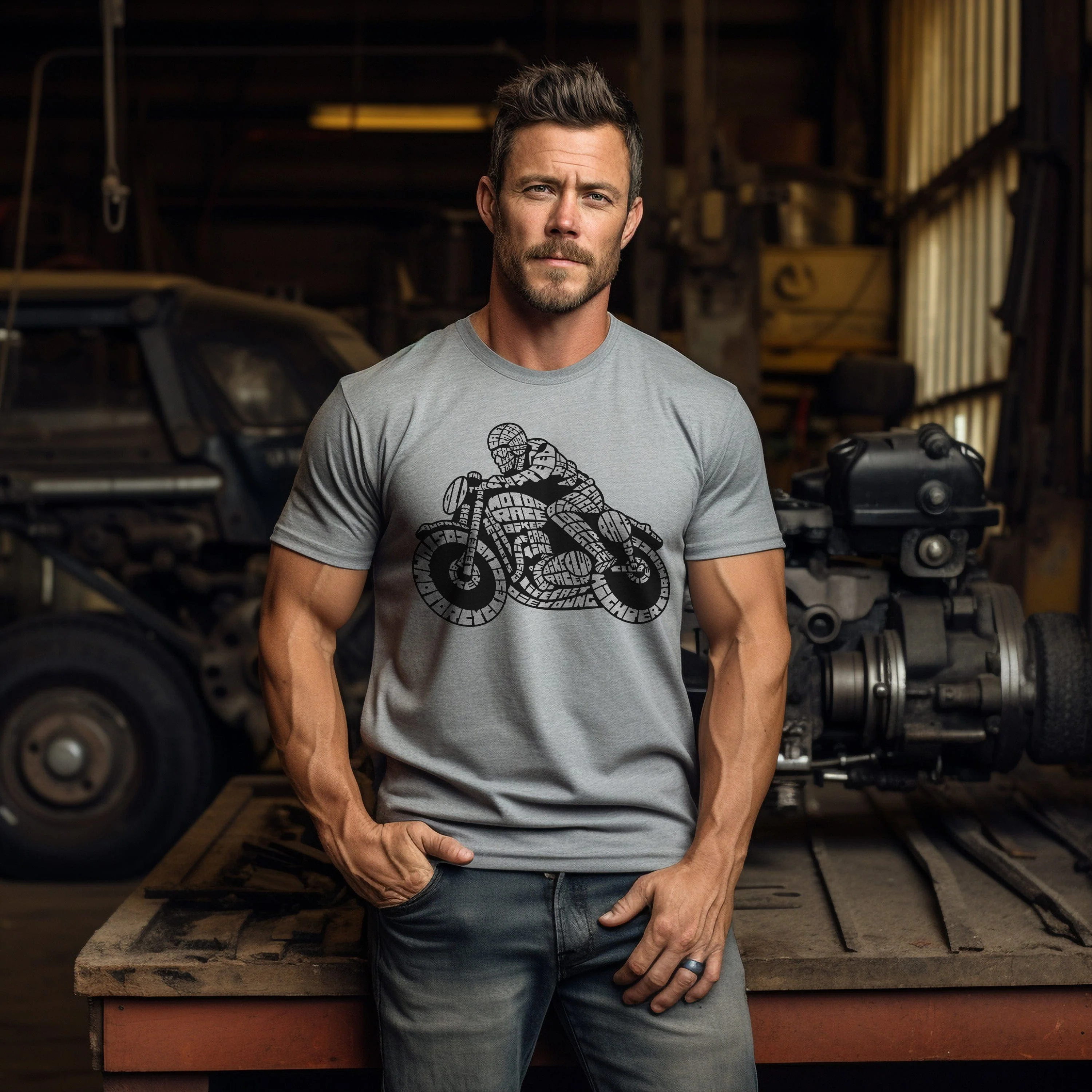 Bikers Cafe Racer T-Shirt - Image 11