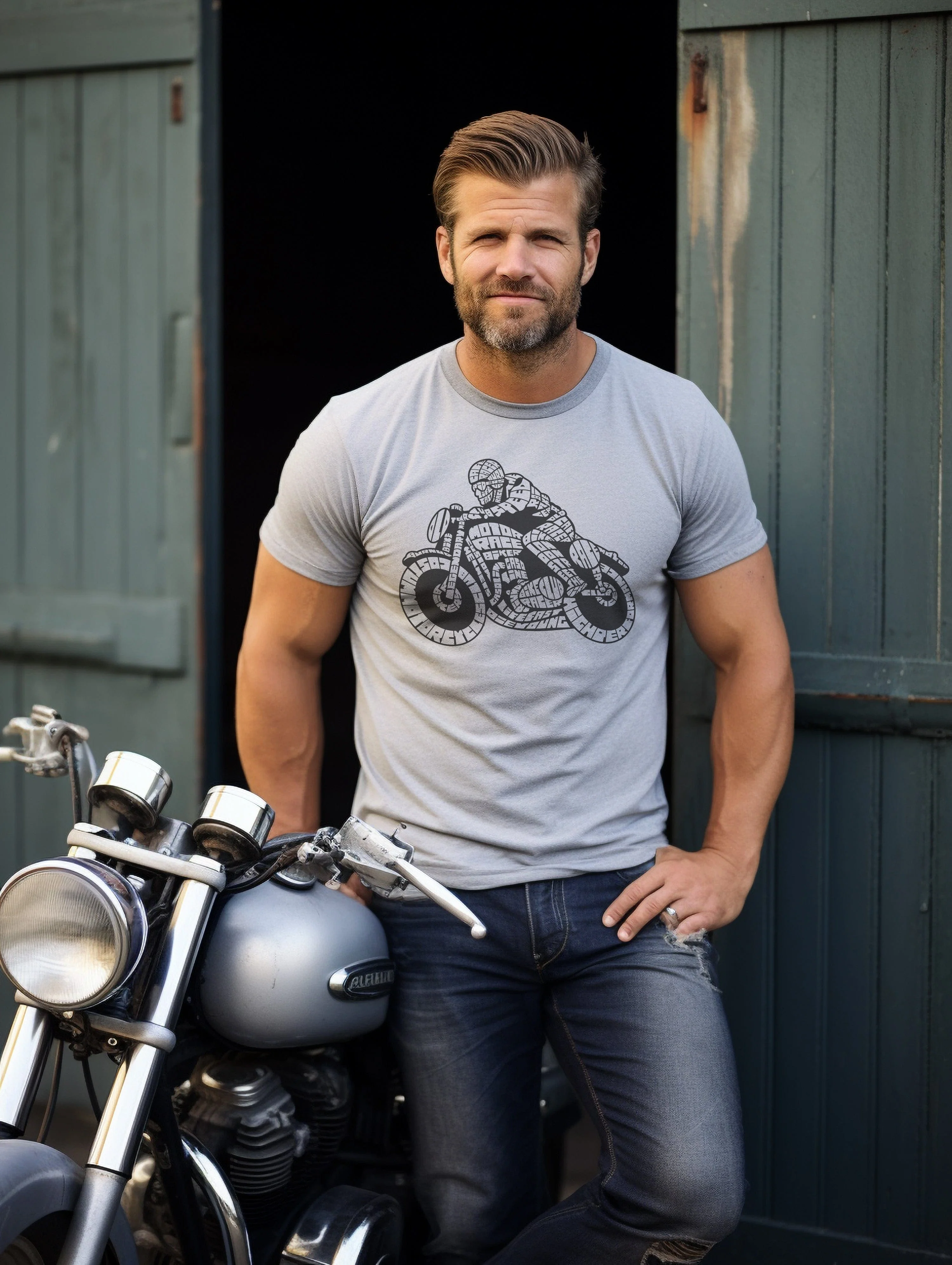 Bikers Cafe Racer T-Shirt - Image 12