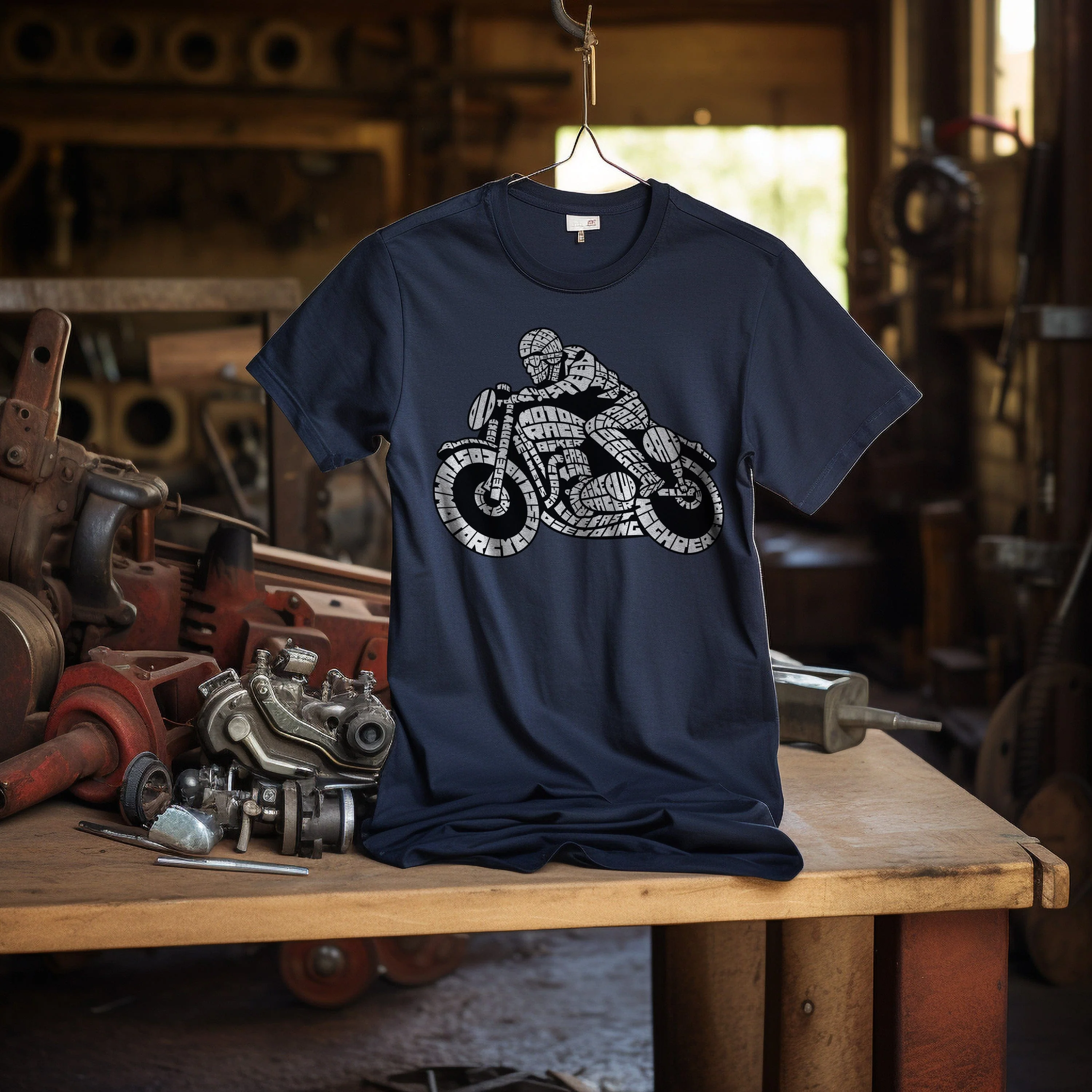 Bikers Cafe Racer T-Shirt - Image 14