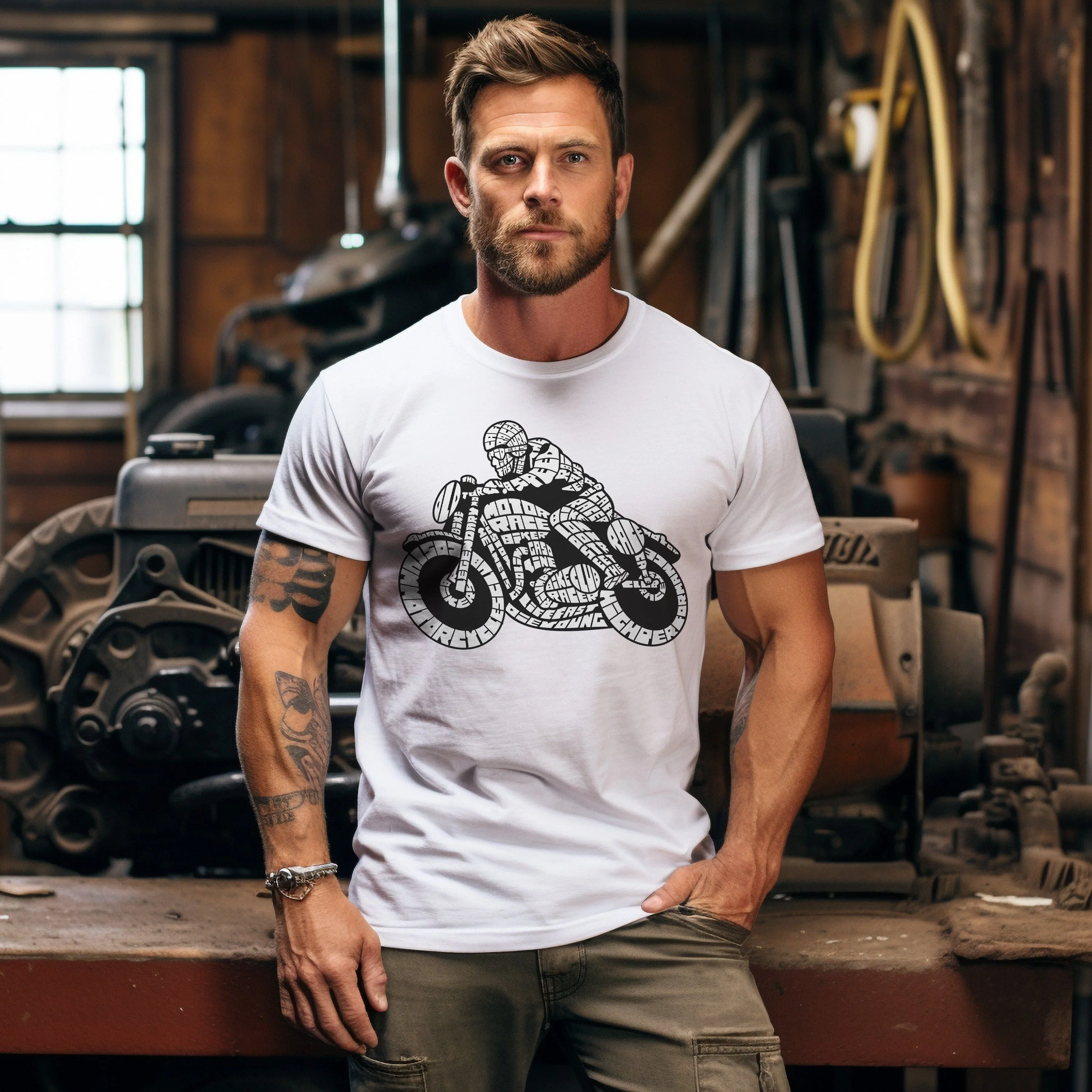 Bikers Cafe Racer T-Shirt - Image 22