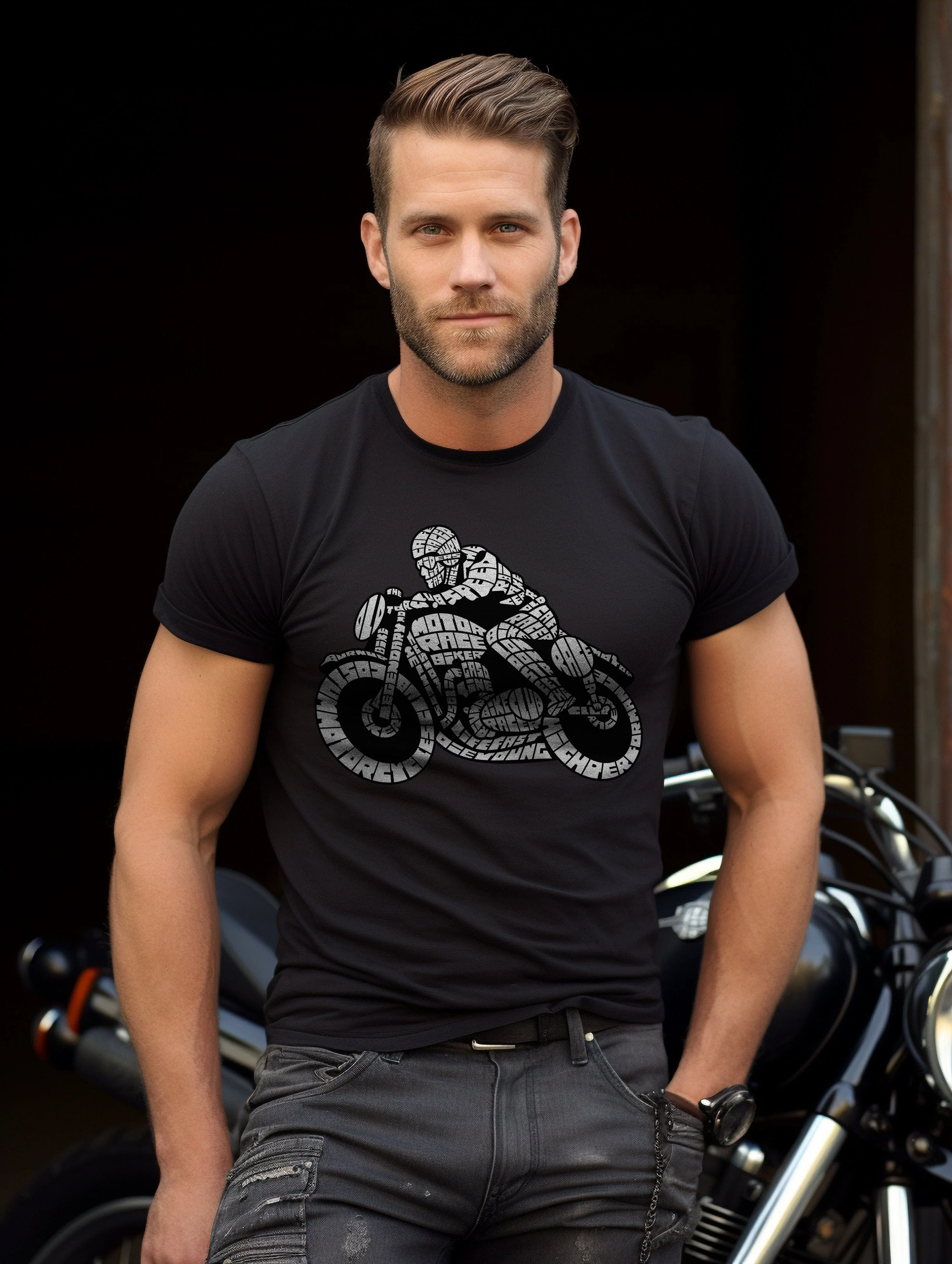 Bikers Cafe Racer T-Shirt - Image 4