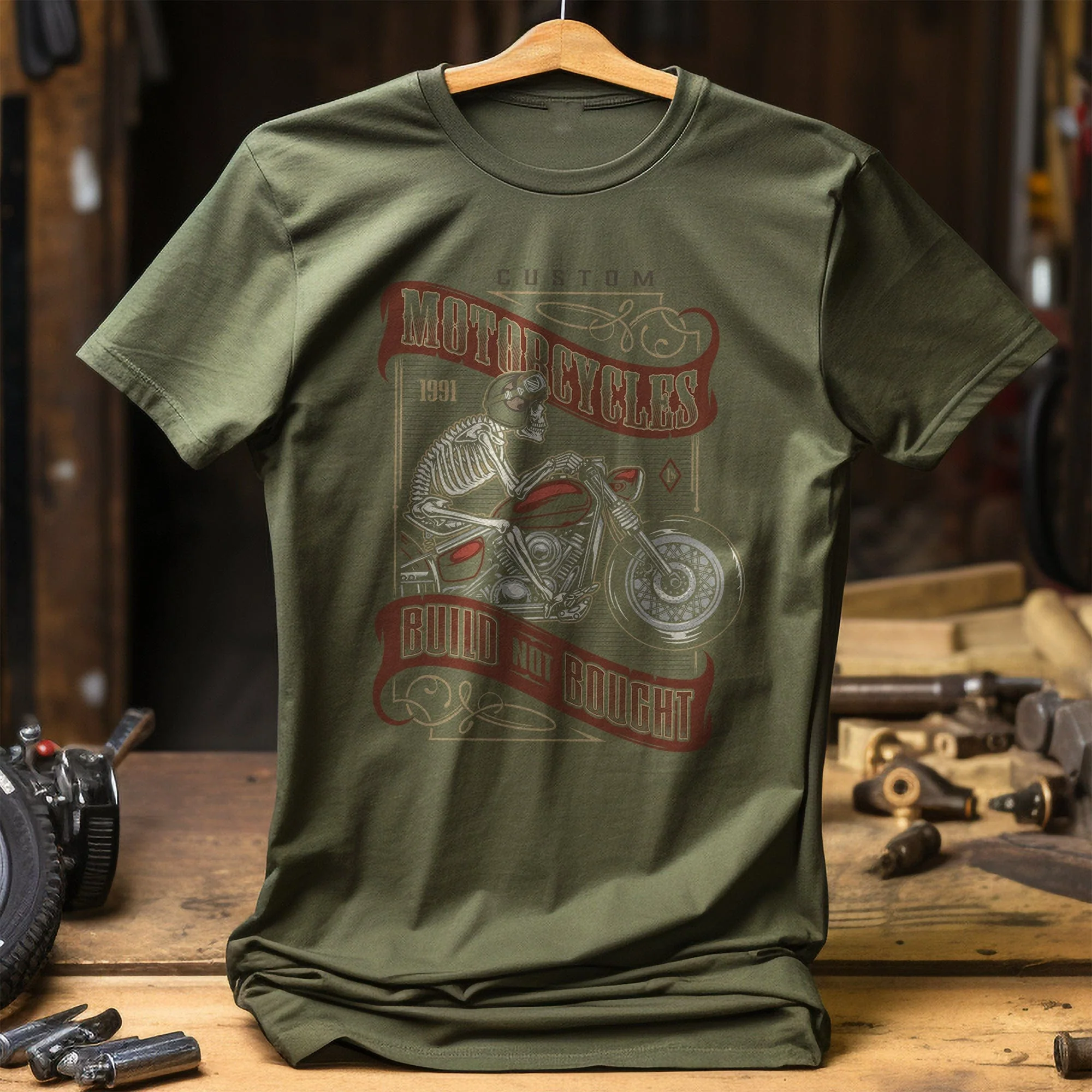 build not bought vintage T Shirt - Image 4