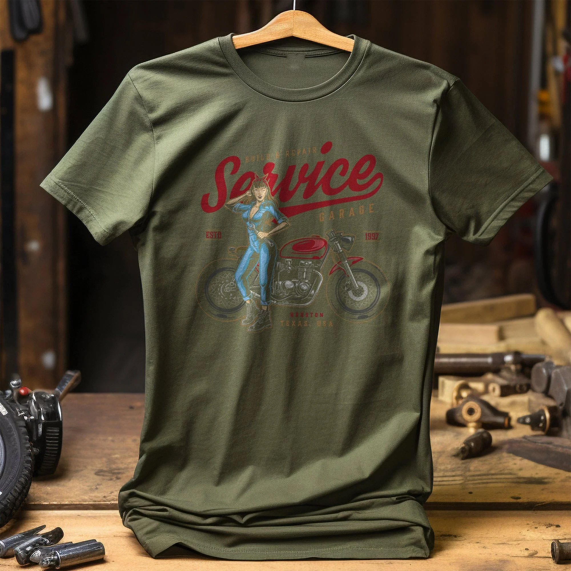 build repair vintage T Shirt - Image 4