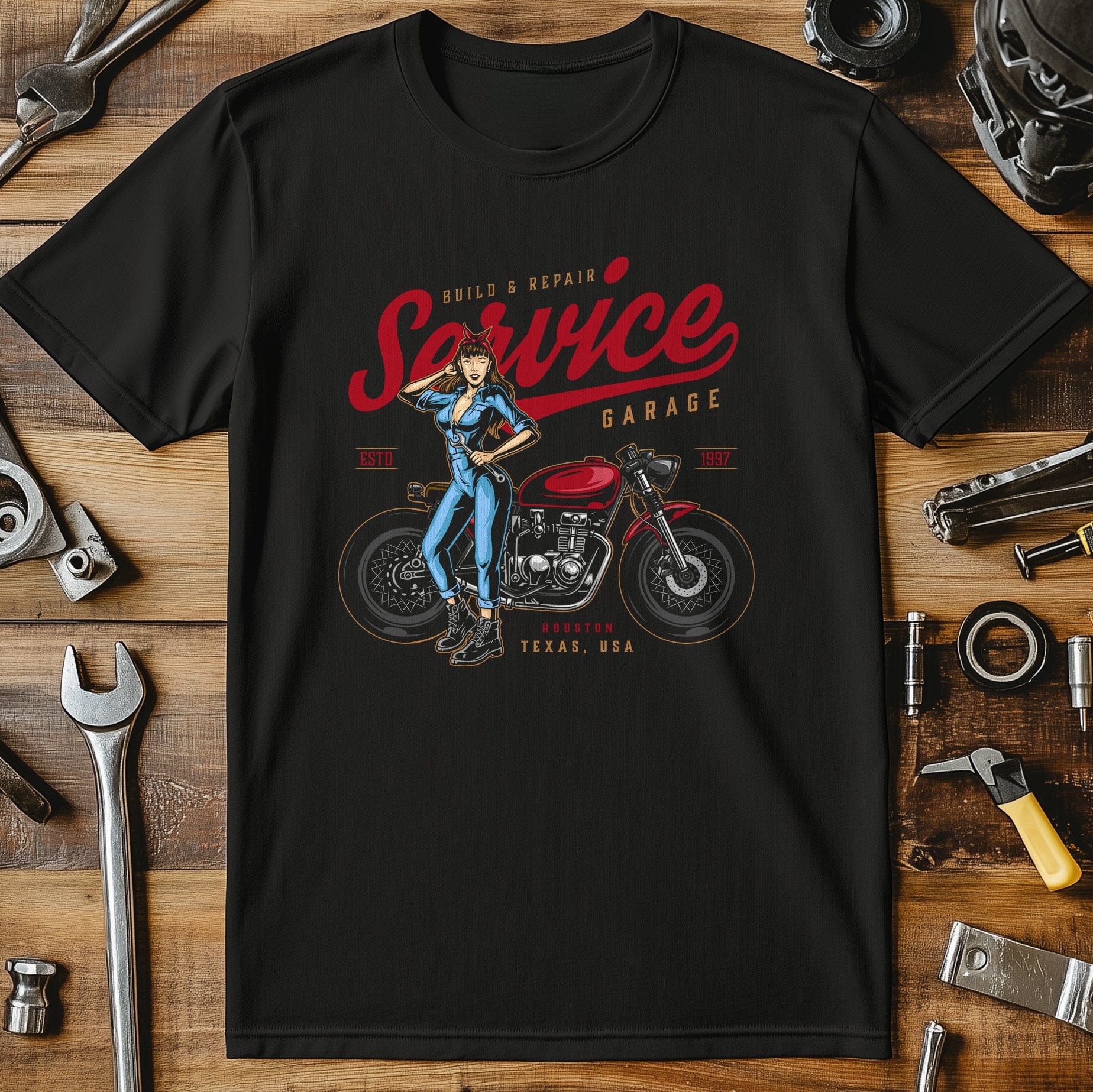 build repair vintage T Shirt - Image 5