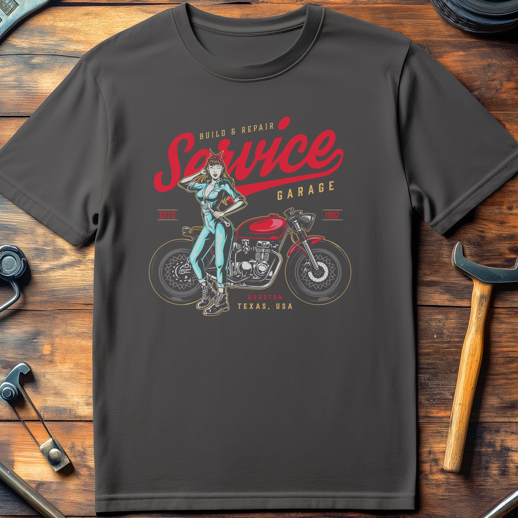 build repair vintage T Shirt - Image 6