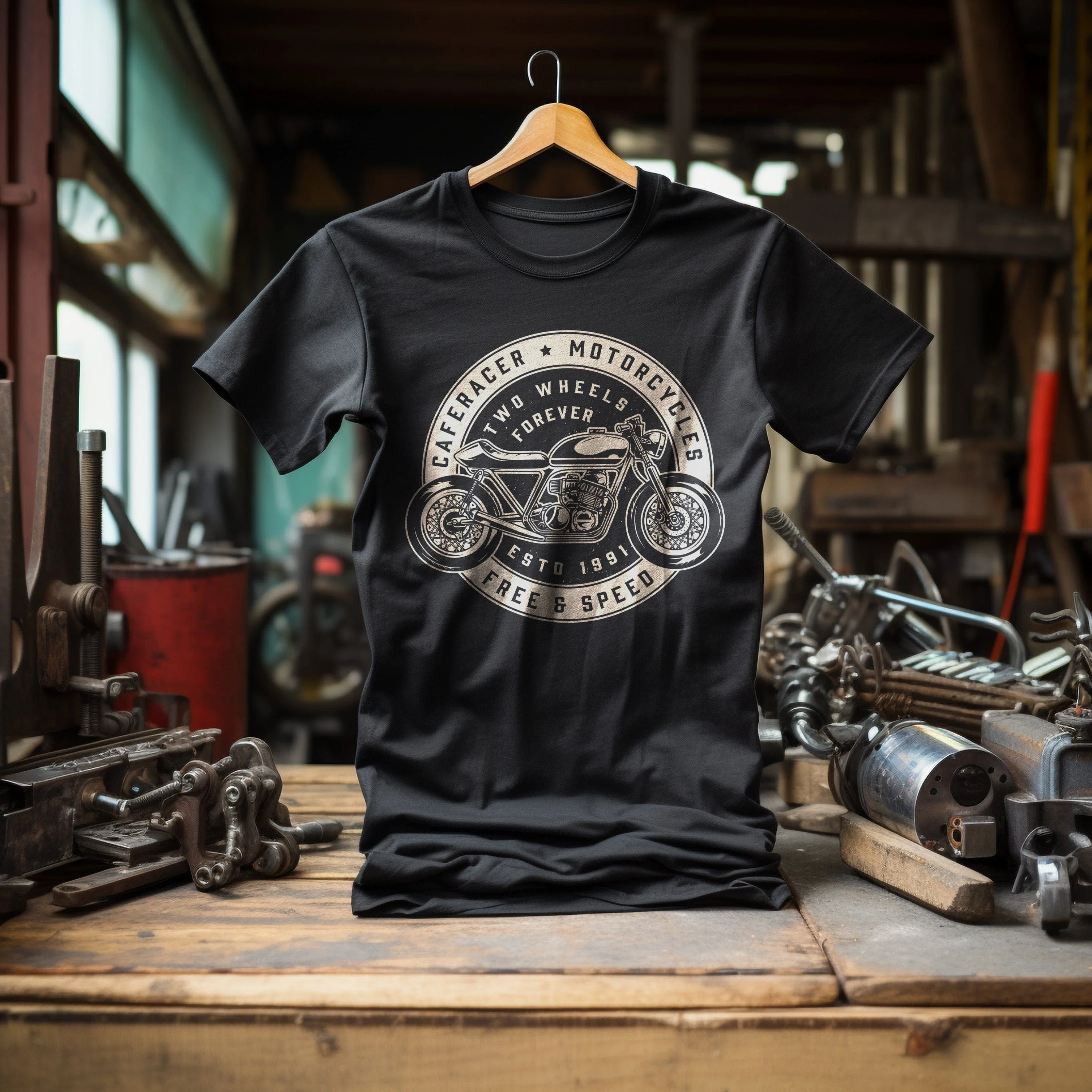 Cafe Racer Two T-Shirt - Image 3