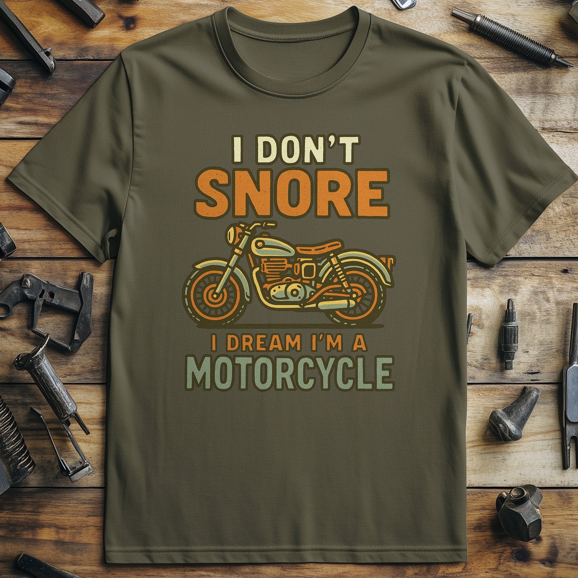 dont snore 25 motorcycle T Shirt - Image 4