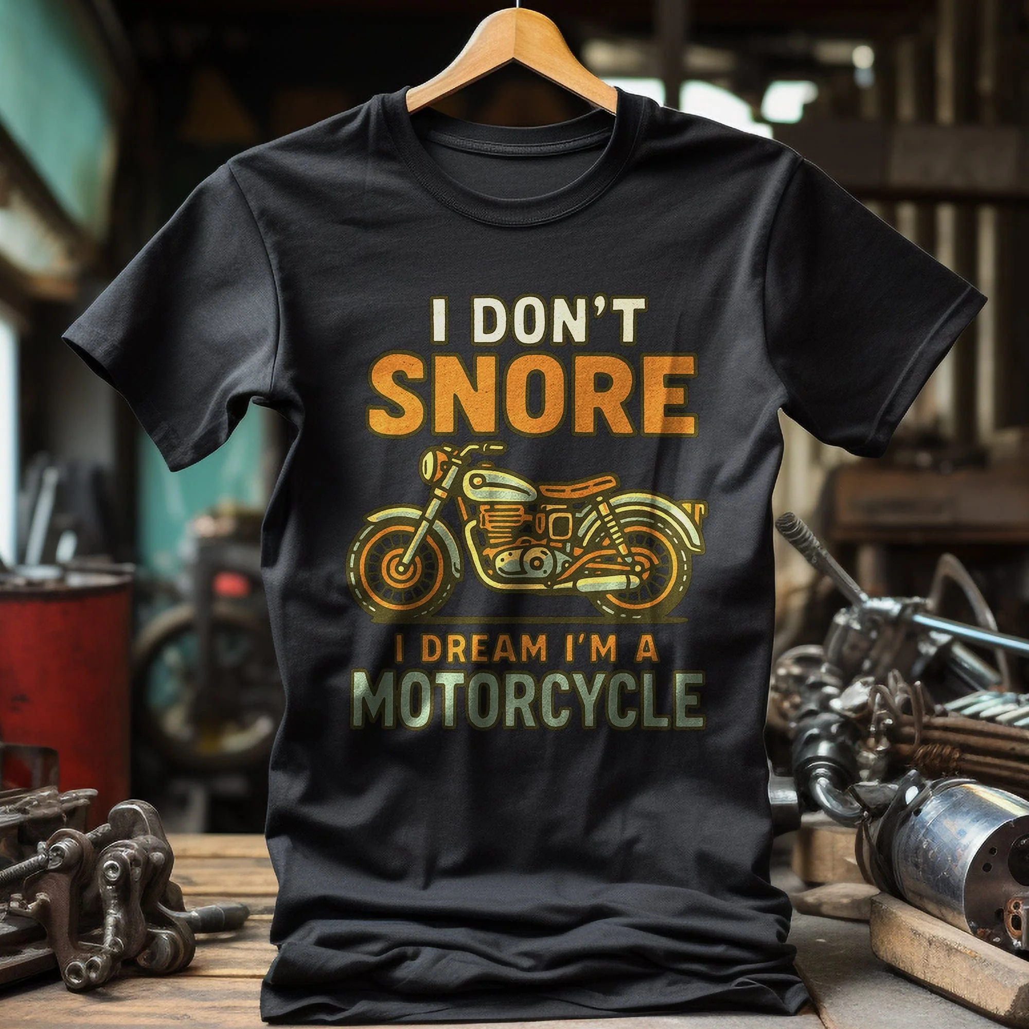 dont snore 25 motorcycle T Shirt - Image 5