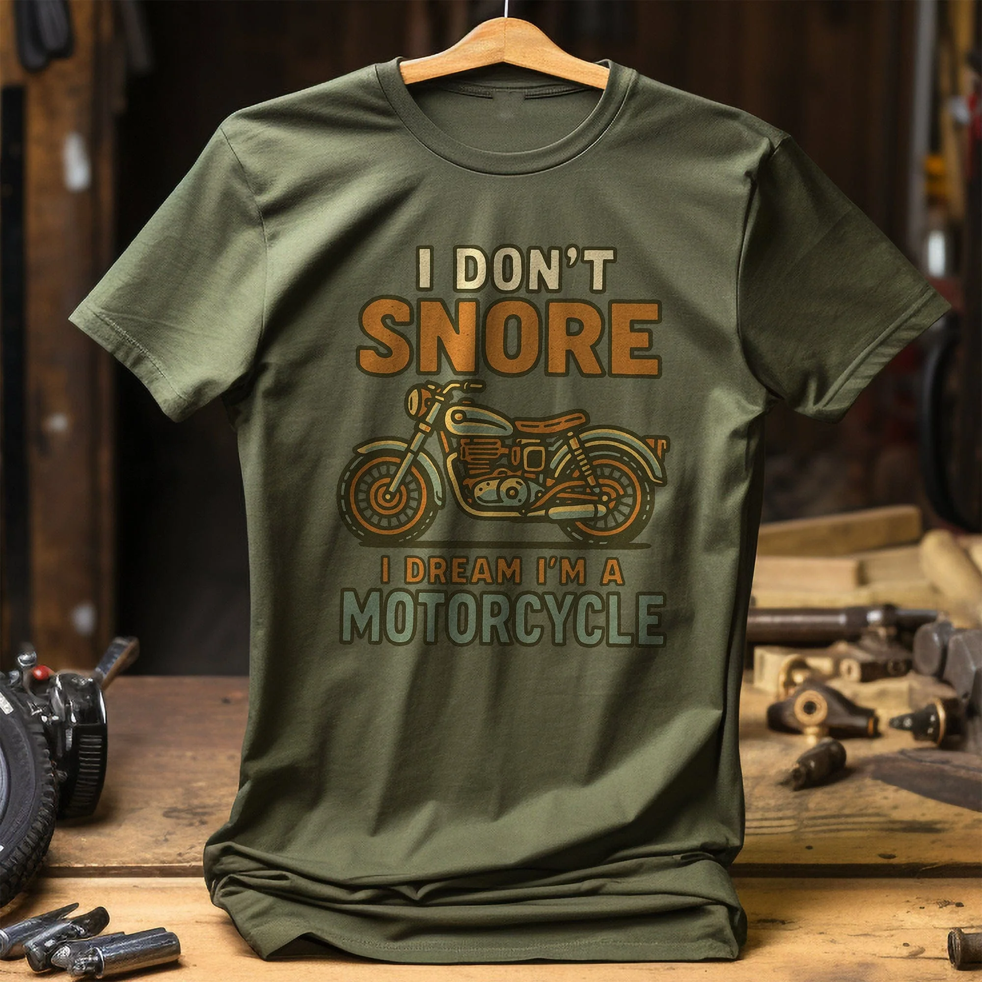 dont snore 25 motorcycle T Shirt - Image 8