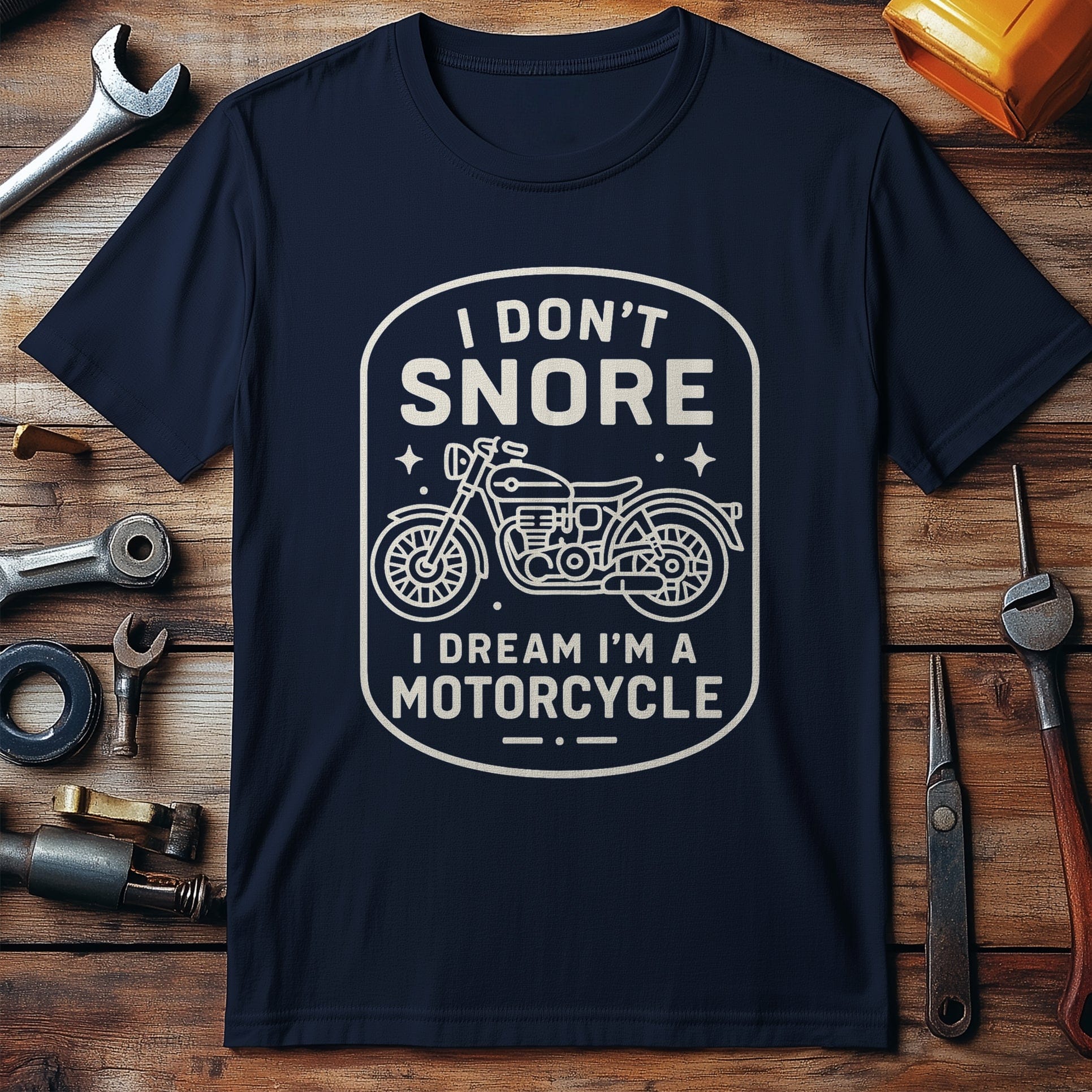 dont snore motorcycle 56 T Shirt - Image 3