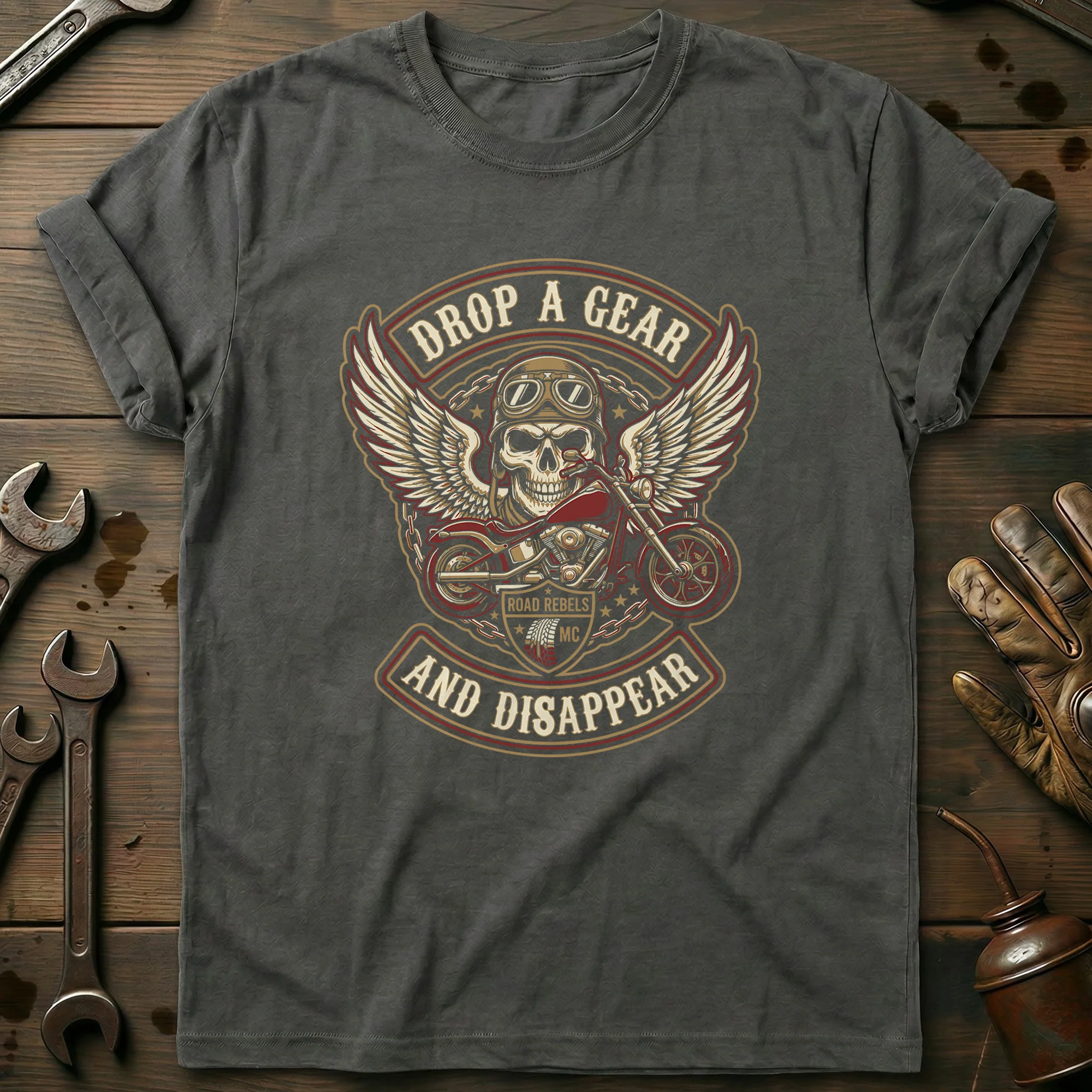 DROP GEAR MC PATCH 031 T Shirt - Image 3