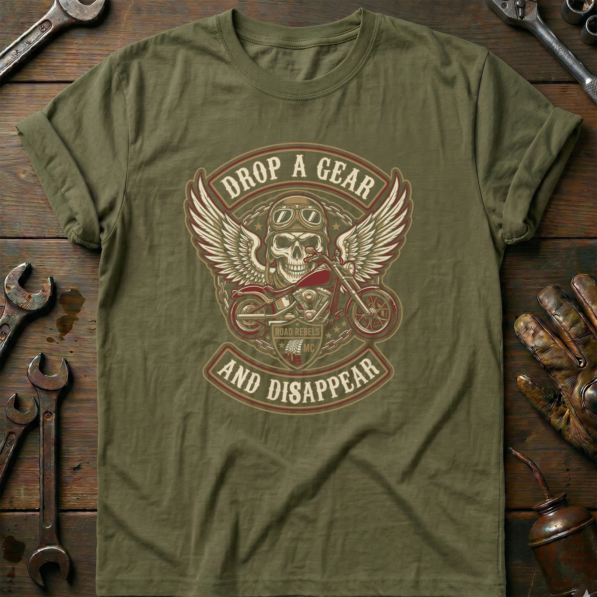 DROP GEAR MC PATCH 031 T Shirt - Image 4