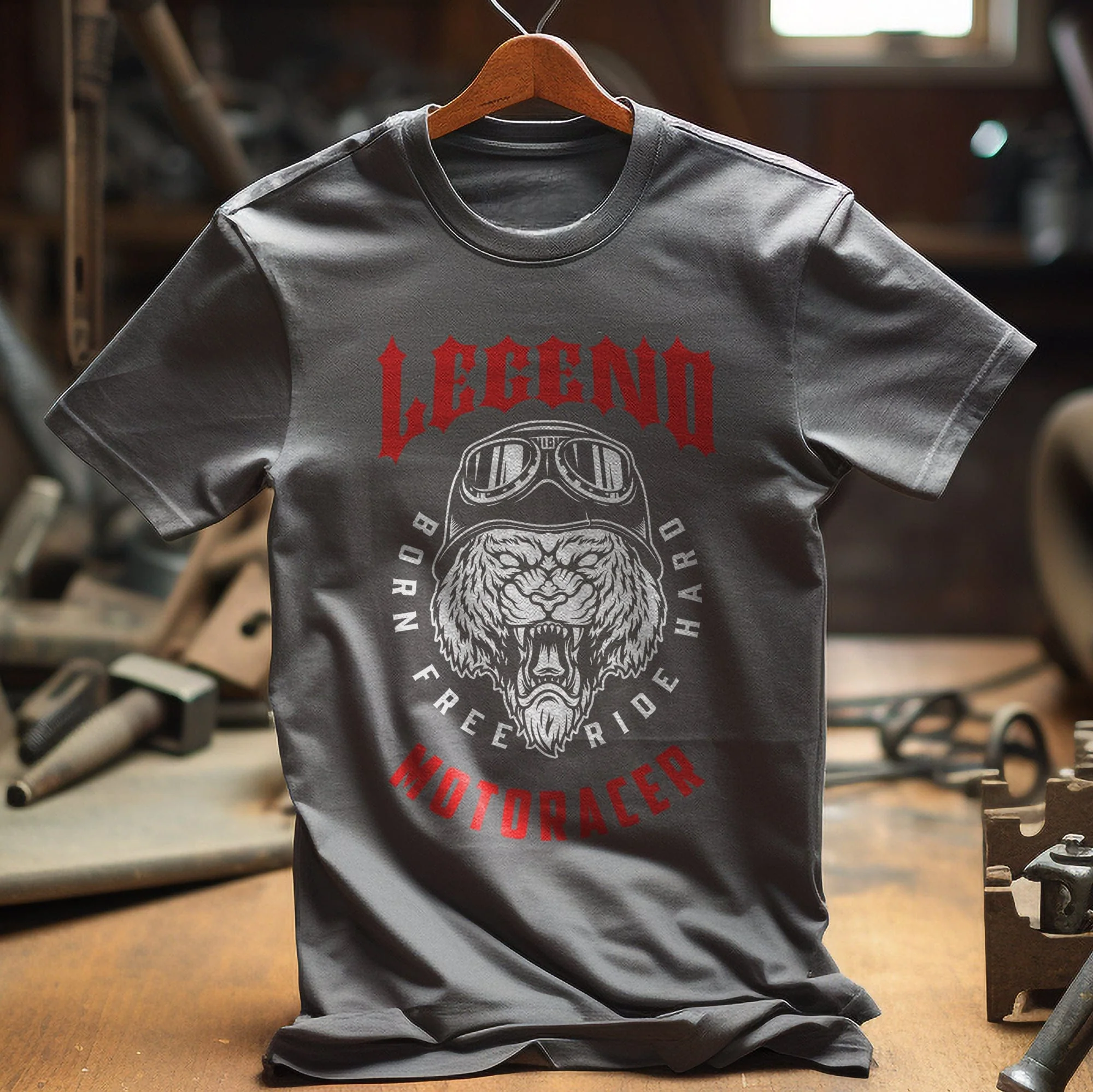 legend motoracer vintage T Shirt - Image 6