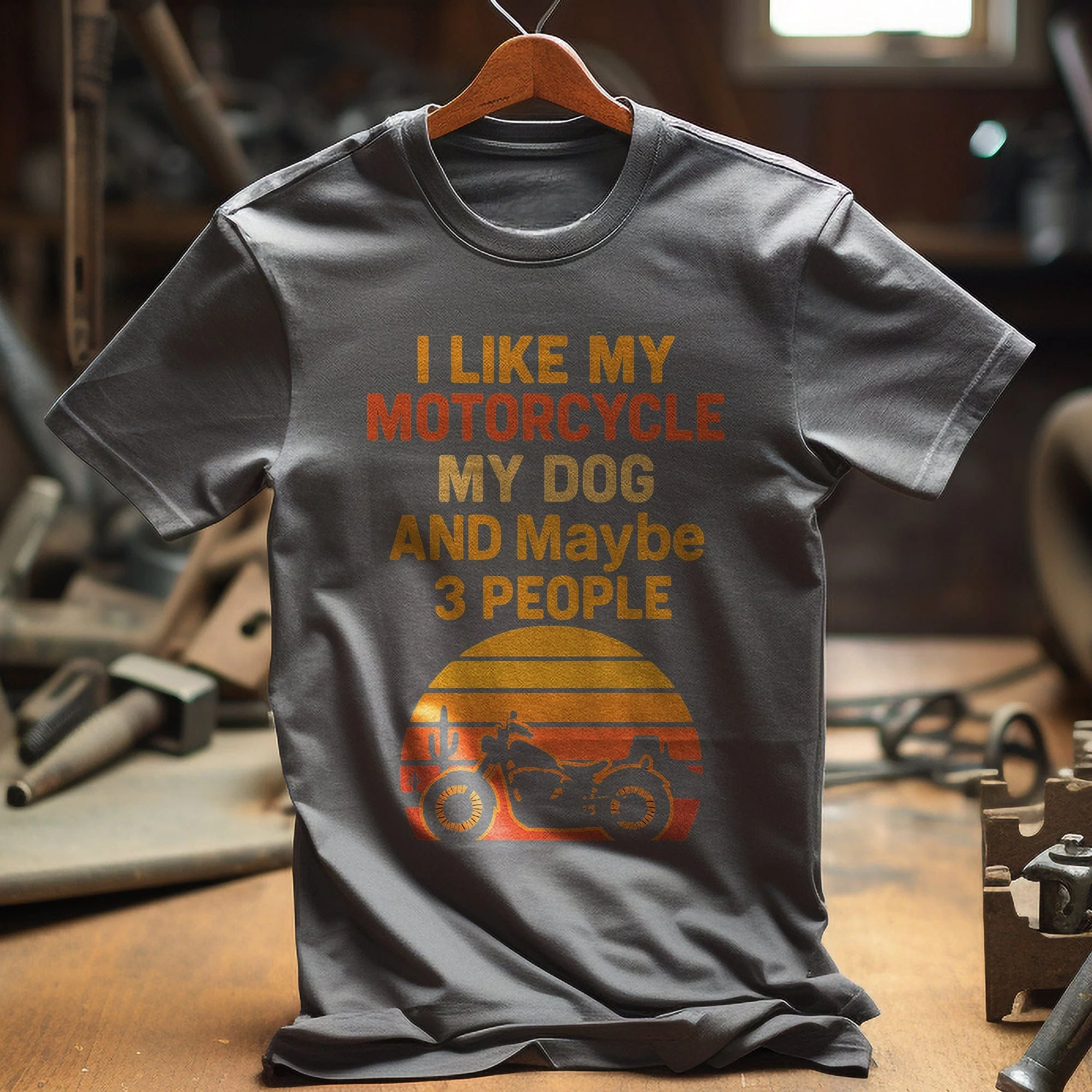 like motorcycle dog 40 T Shirt - Image 6