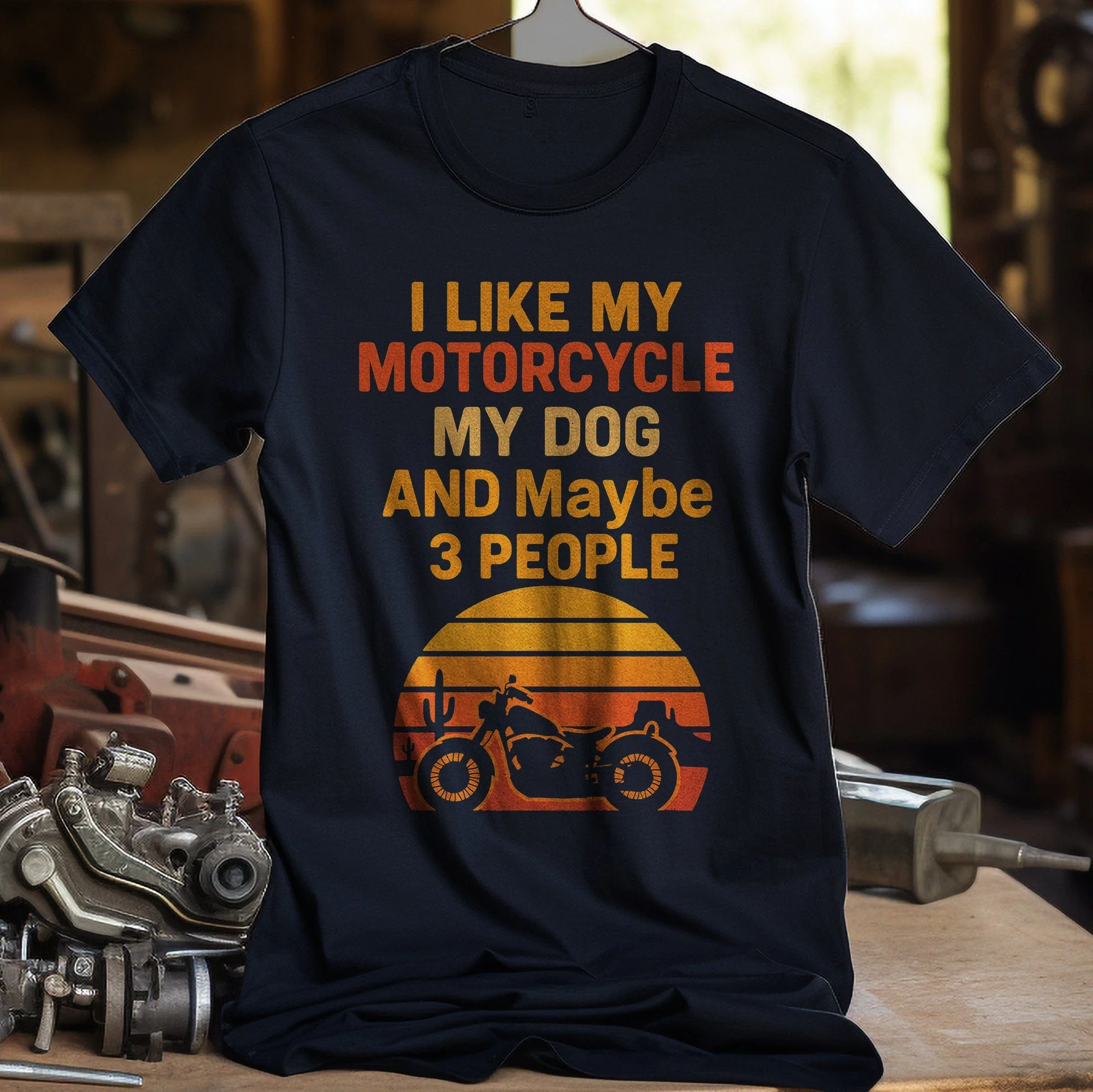 like motorcycle dog 40 T Shirt - Image 7