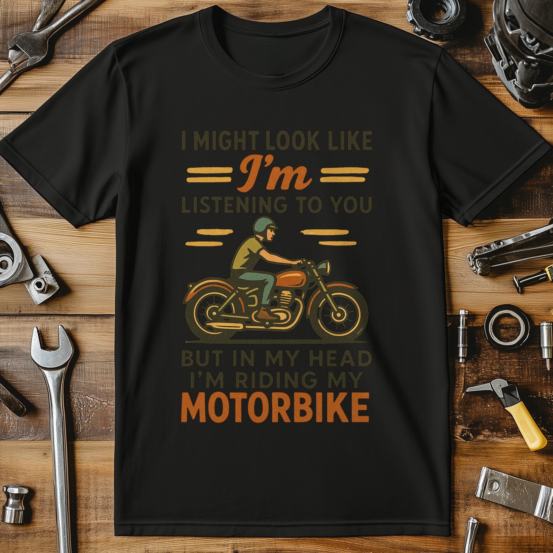 look like listening 29 bike T Shirt - Image 3