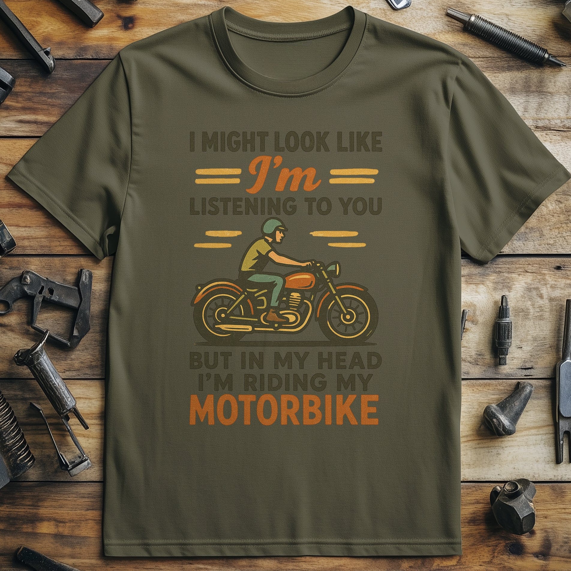 look like listening 29 bike T Shirt - Image 6