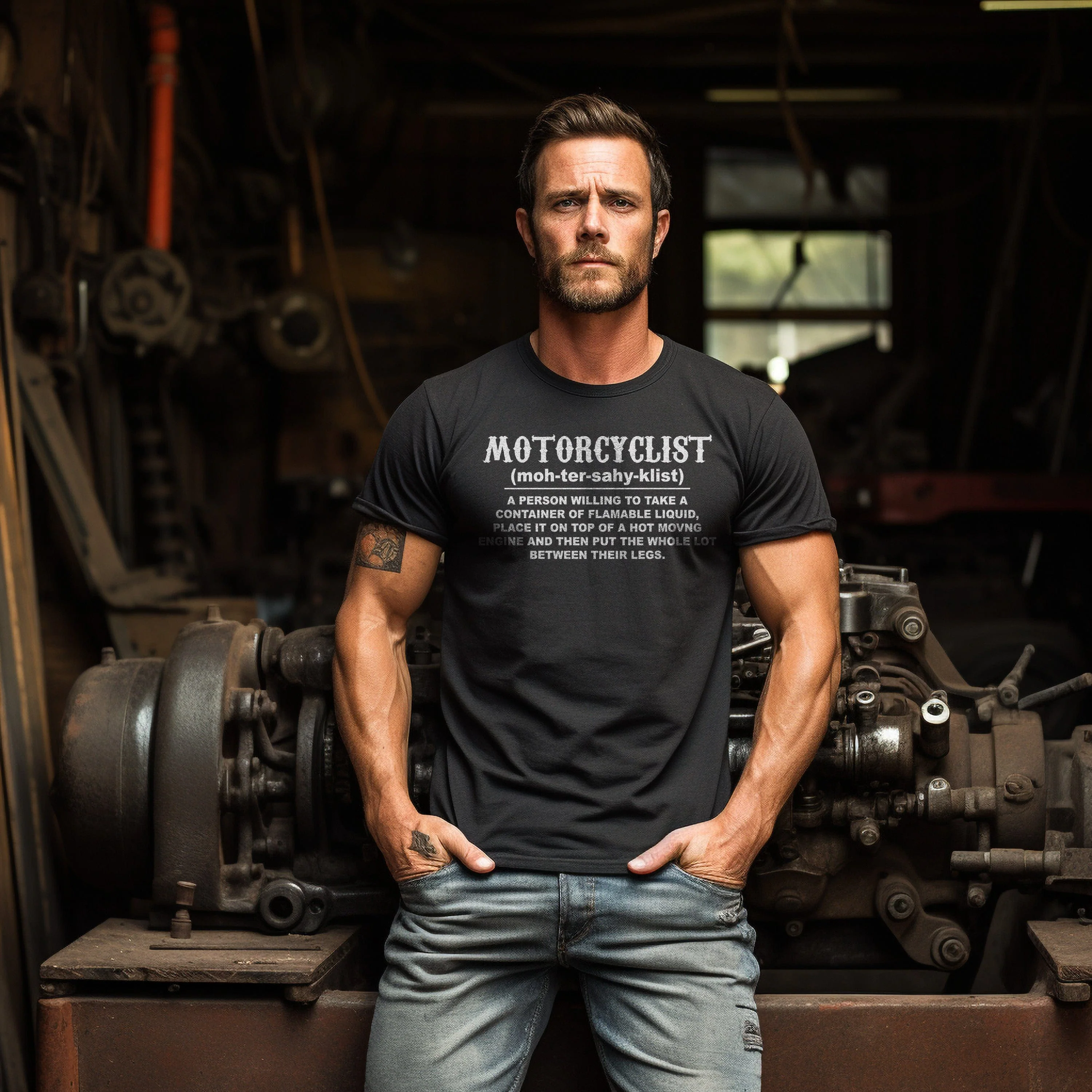 Motorcyclist T-Shirt - Image 4