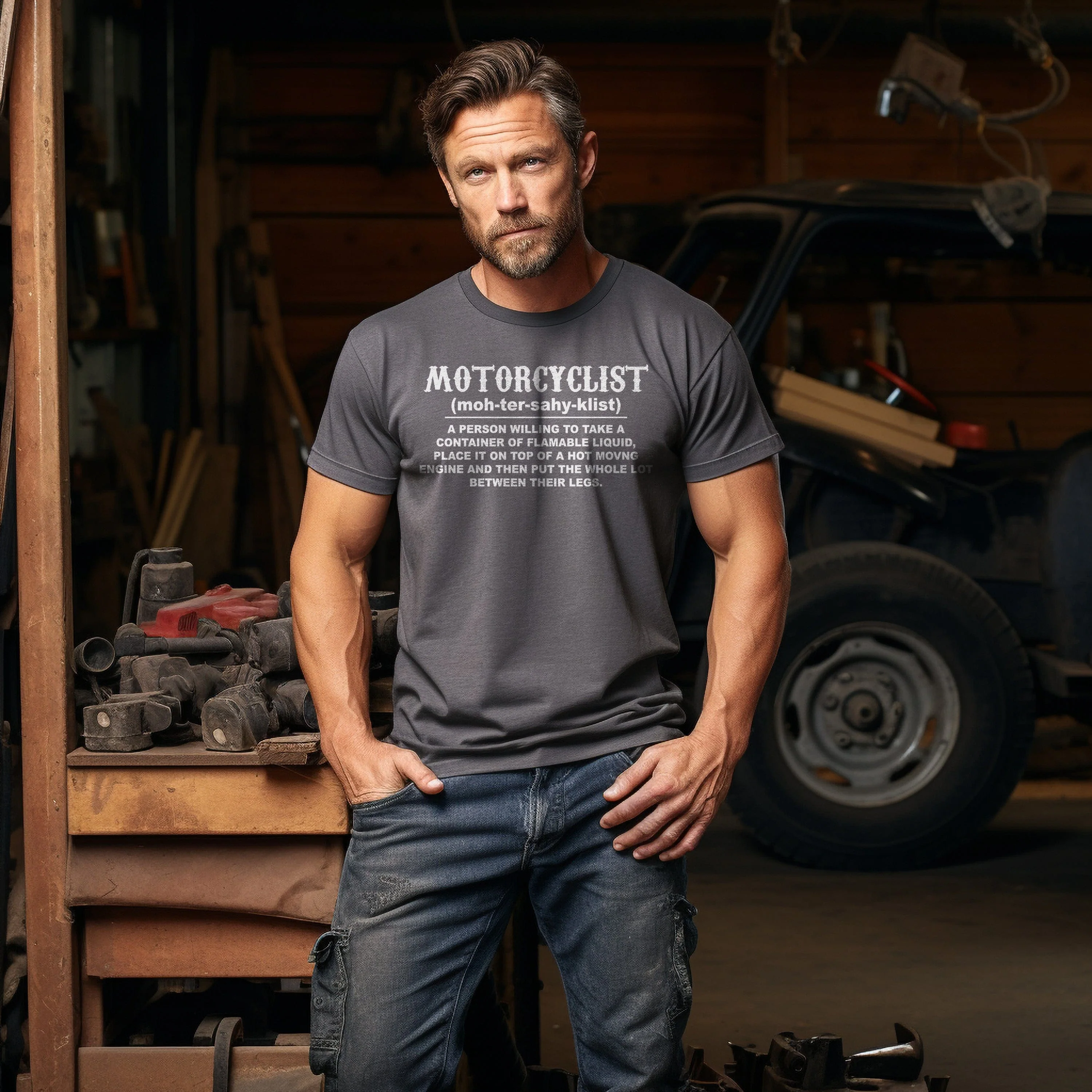 Motorcyclist T-Shirt - Image 8