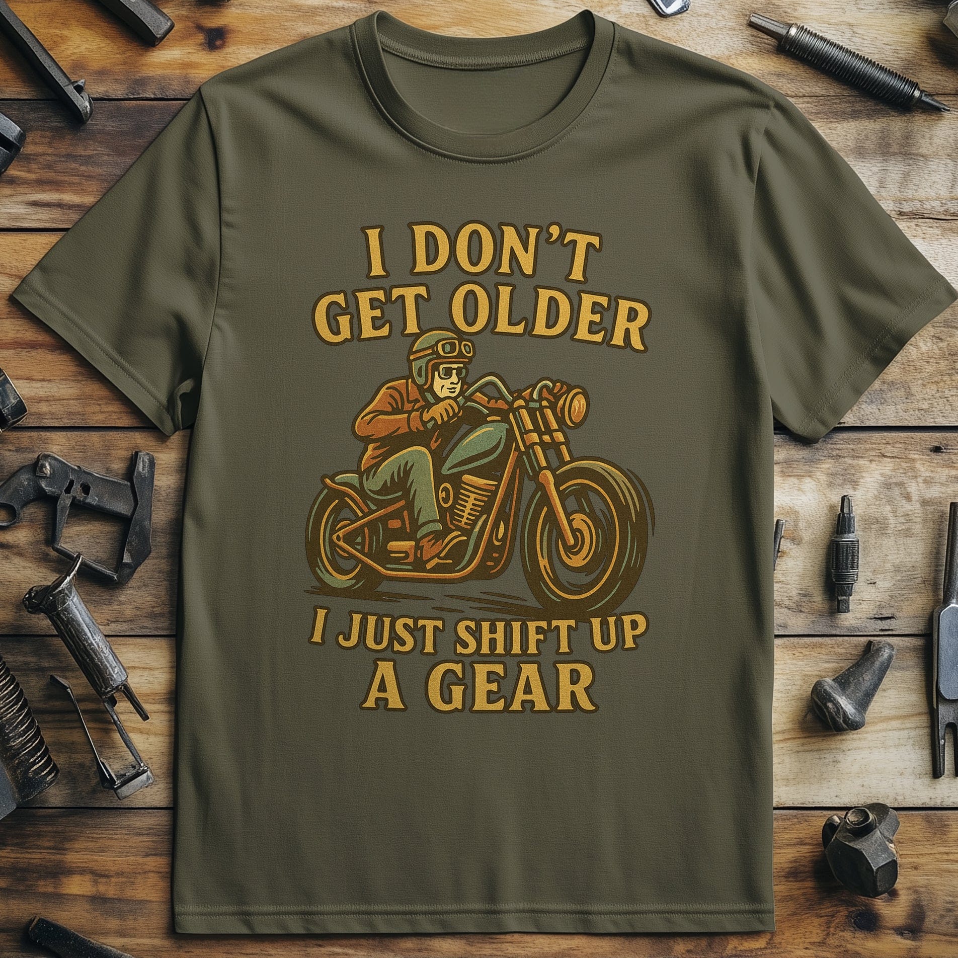 older shift a gear 33 T Shirt - Image 4